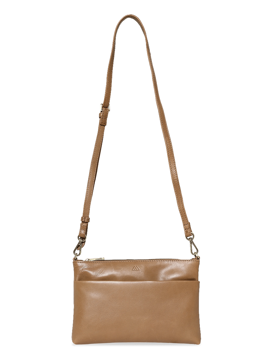 Markberg - KarimaMBG Crossbody Bag, Ant. - moetrendid - caramel w/br. gold - 0