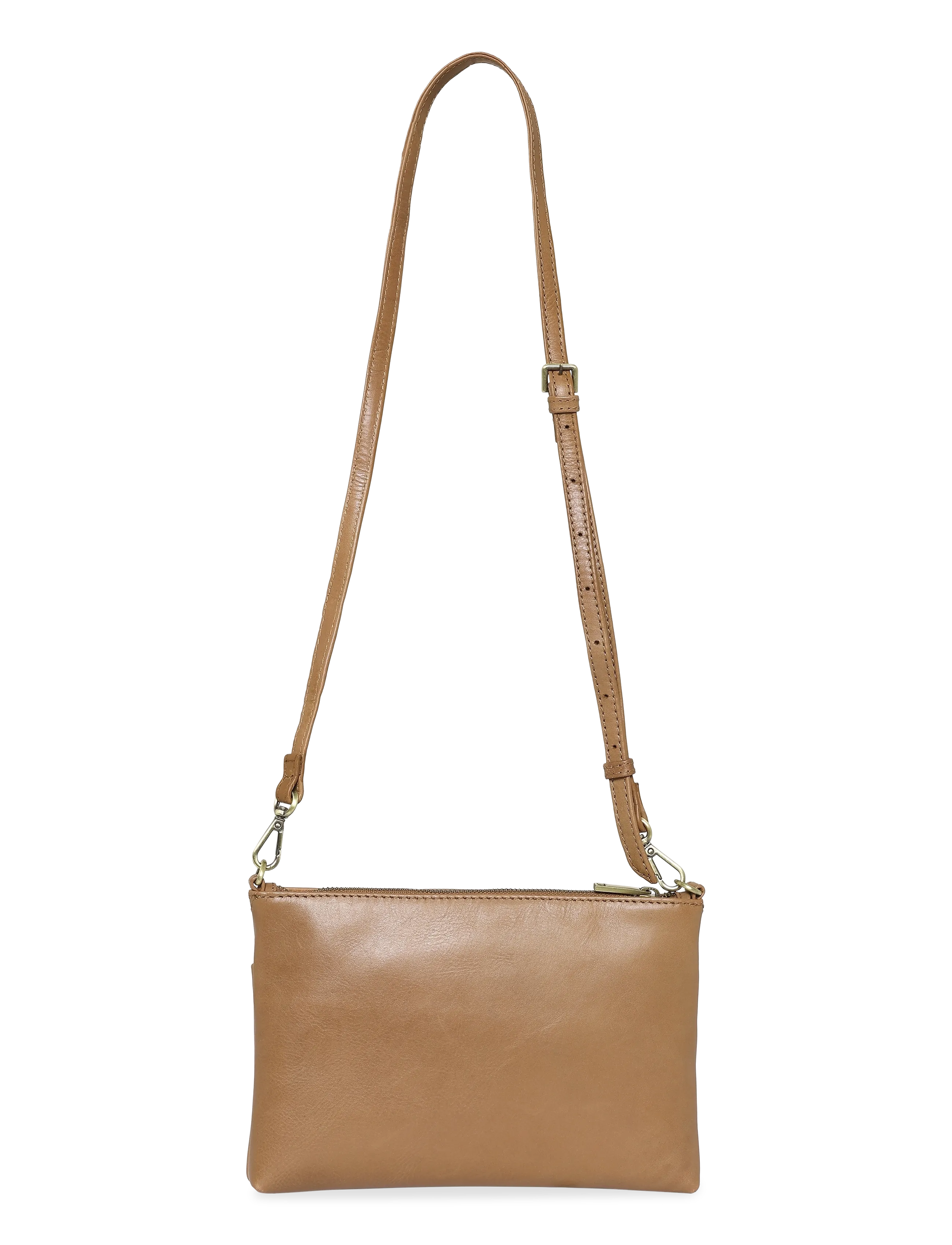 Markberg - KarimaMBG Crossbody Bag, Ant. - moetrendid - caramel w/br. gold - 1