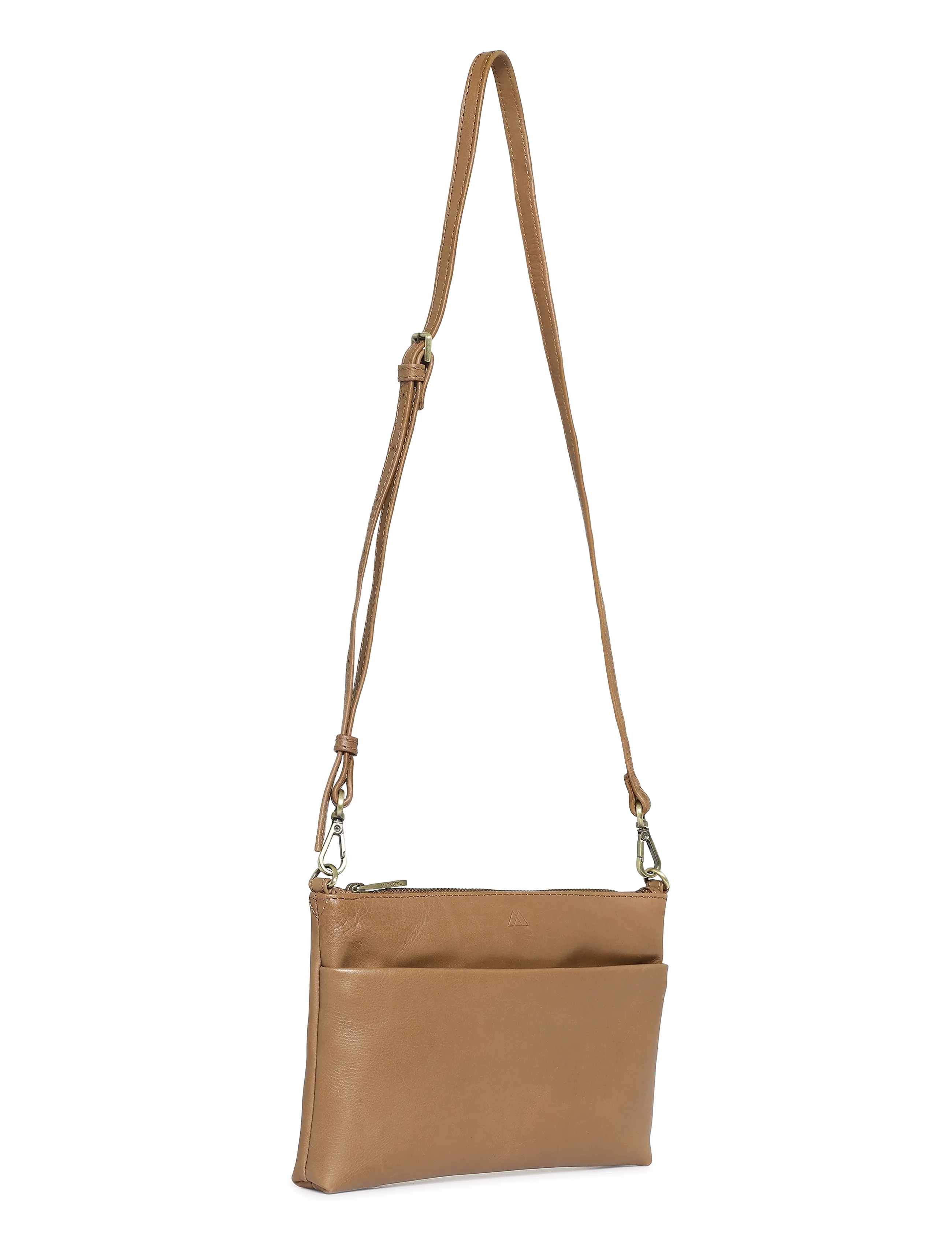 Markberg - KarimaMBG Crossbody Bag, Ant. - moetrendid - caramel w/br. gold - 2