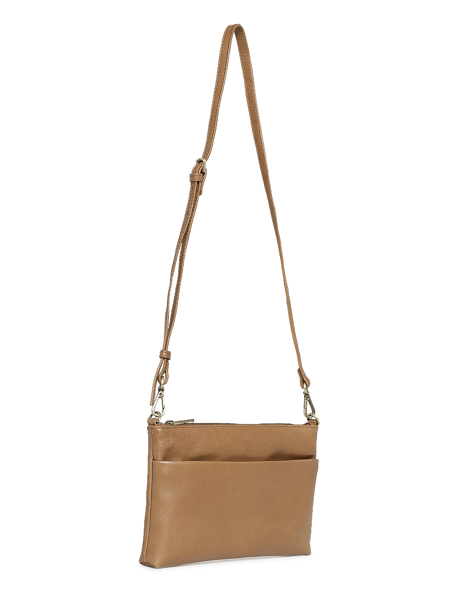 Markberg - KarimaMBG Crossbody Bag, Ant. - moetrendid - caramel w/br. gold - 2