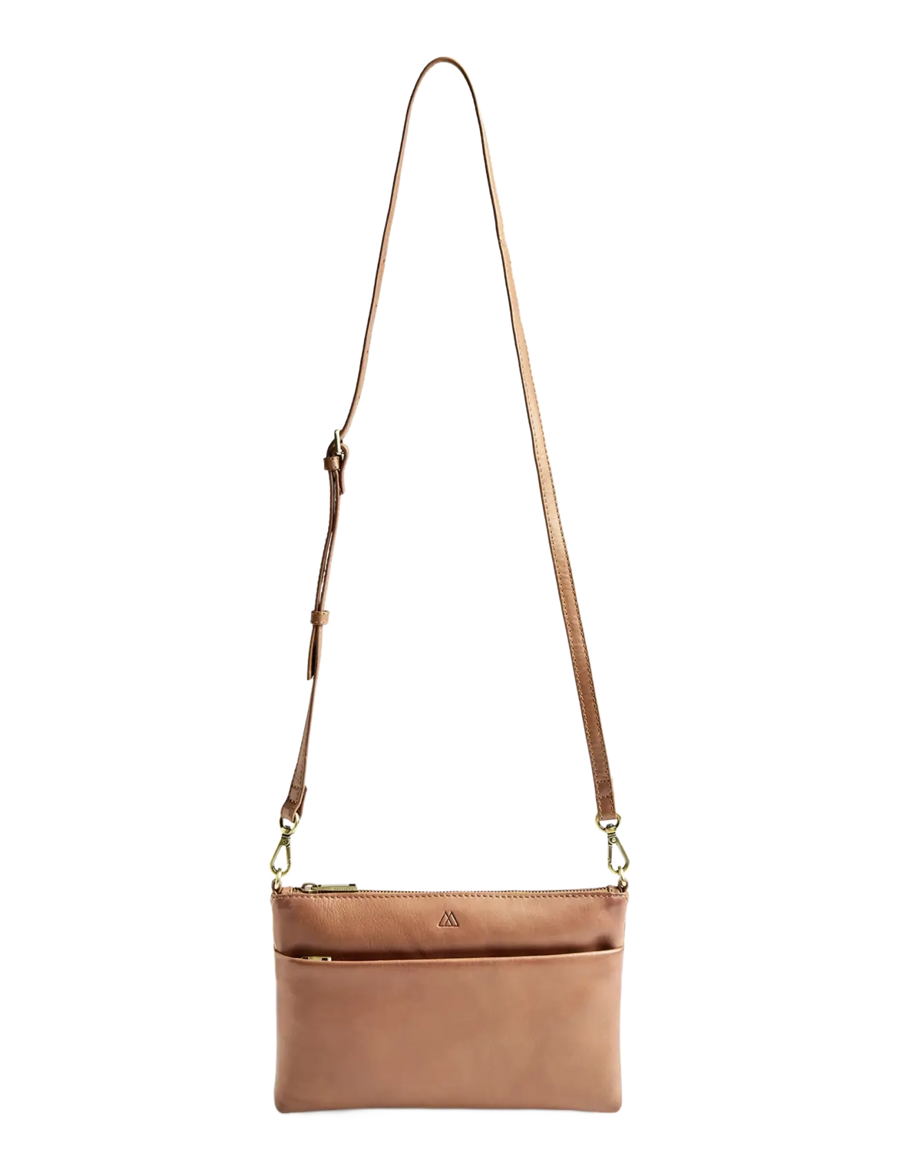 Markberg - KarimaMBG Crossbody Bag, Ant. - modetrends - caramel w/br. gold - 5