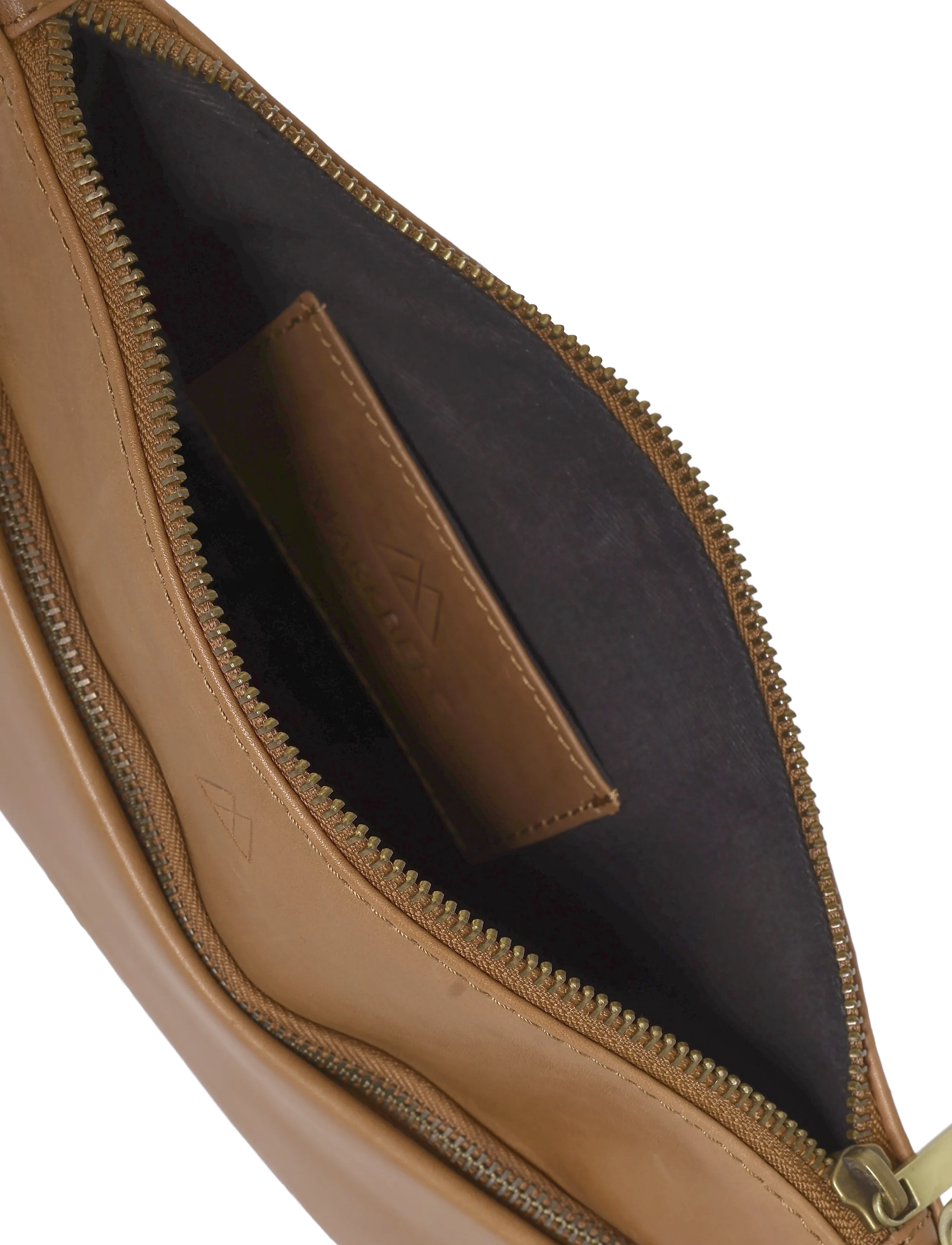 Markberg - KarimaMBG Crossbody Bag, Ant. - moetrendid - caramel w/br. gold - 4