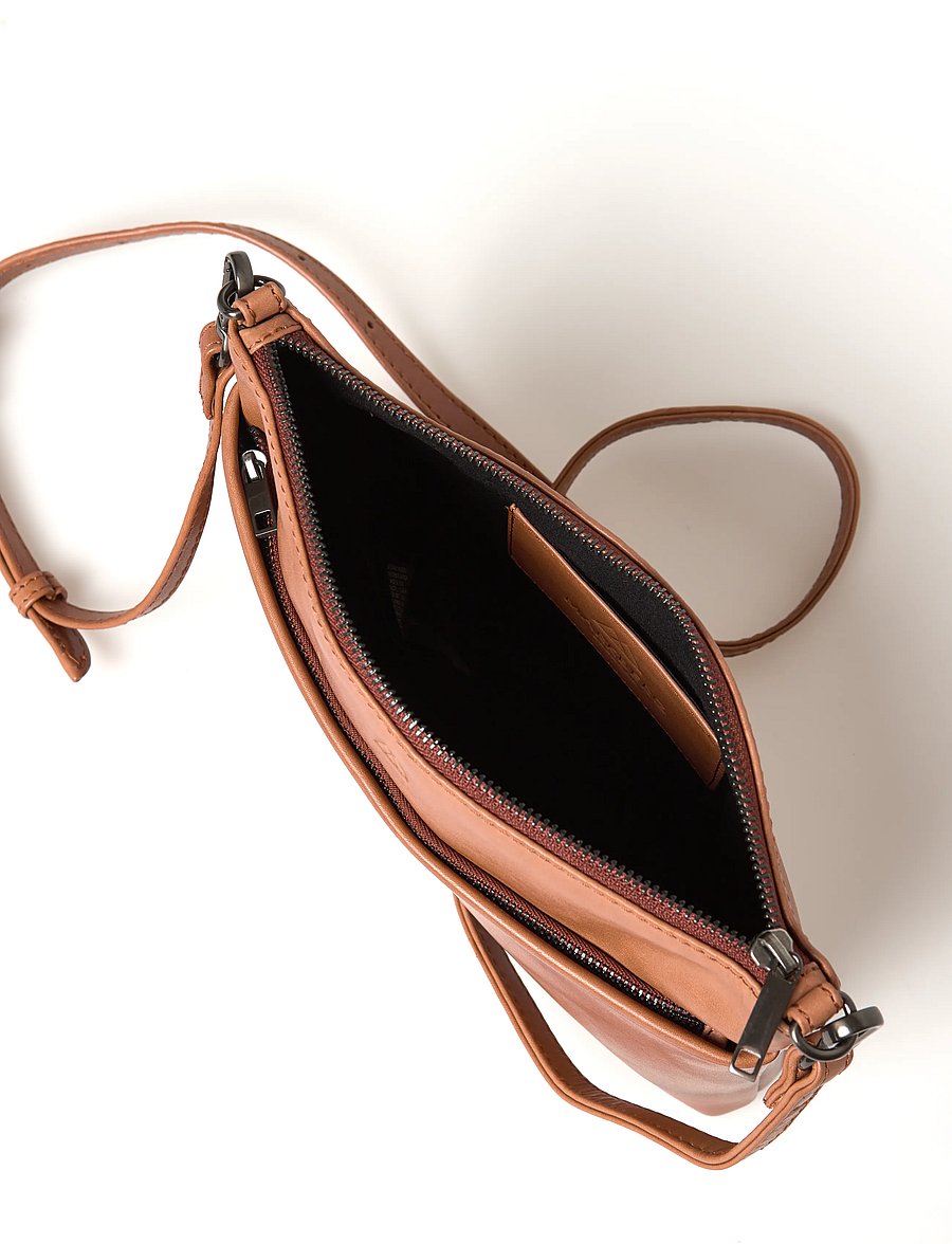 Markberg - KarimaMBG Crossbody Bag, Ant. - moetrendid - chestnut - 4