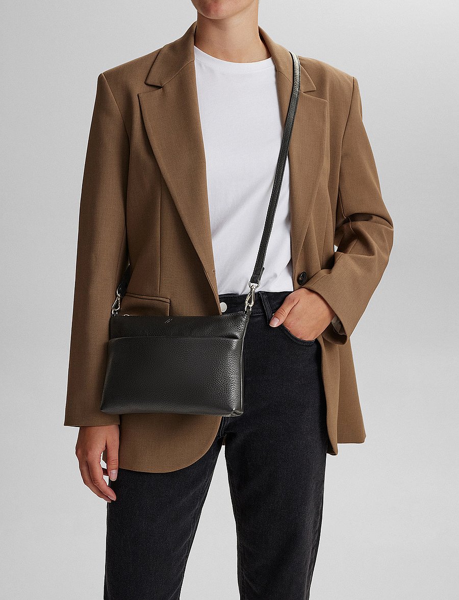 Markberg - KarimaMBG Crossbody Bag, Grain - moetrendid - black - 0