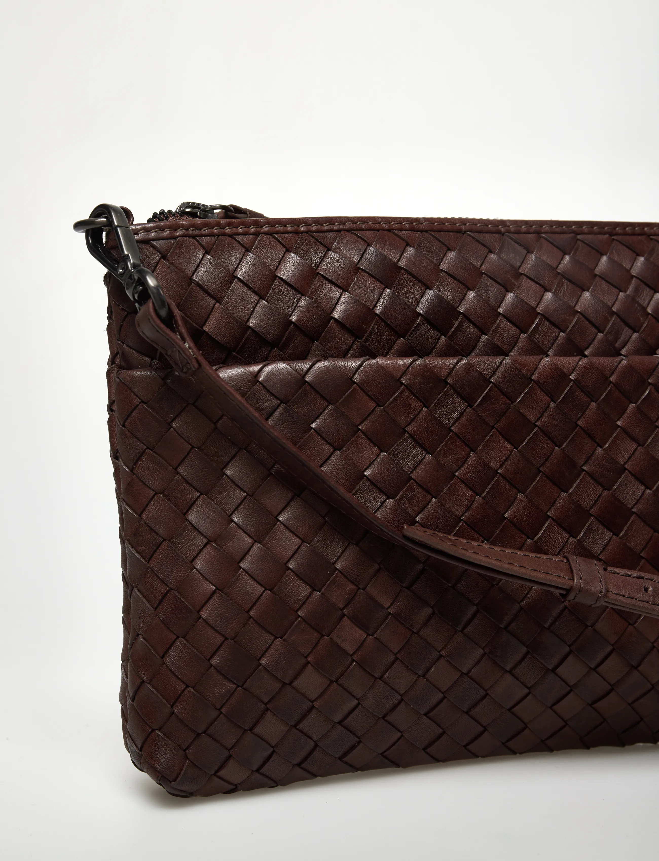 Markberg - KarimaMBG Crossbody Bag, Weave - dark brown - 3