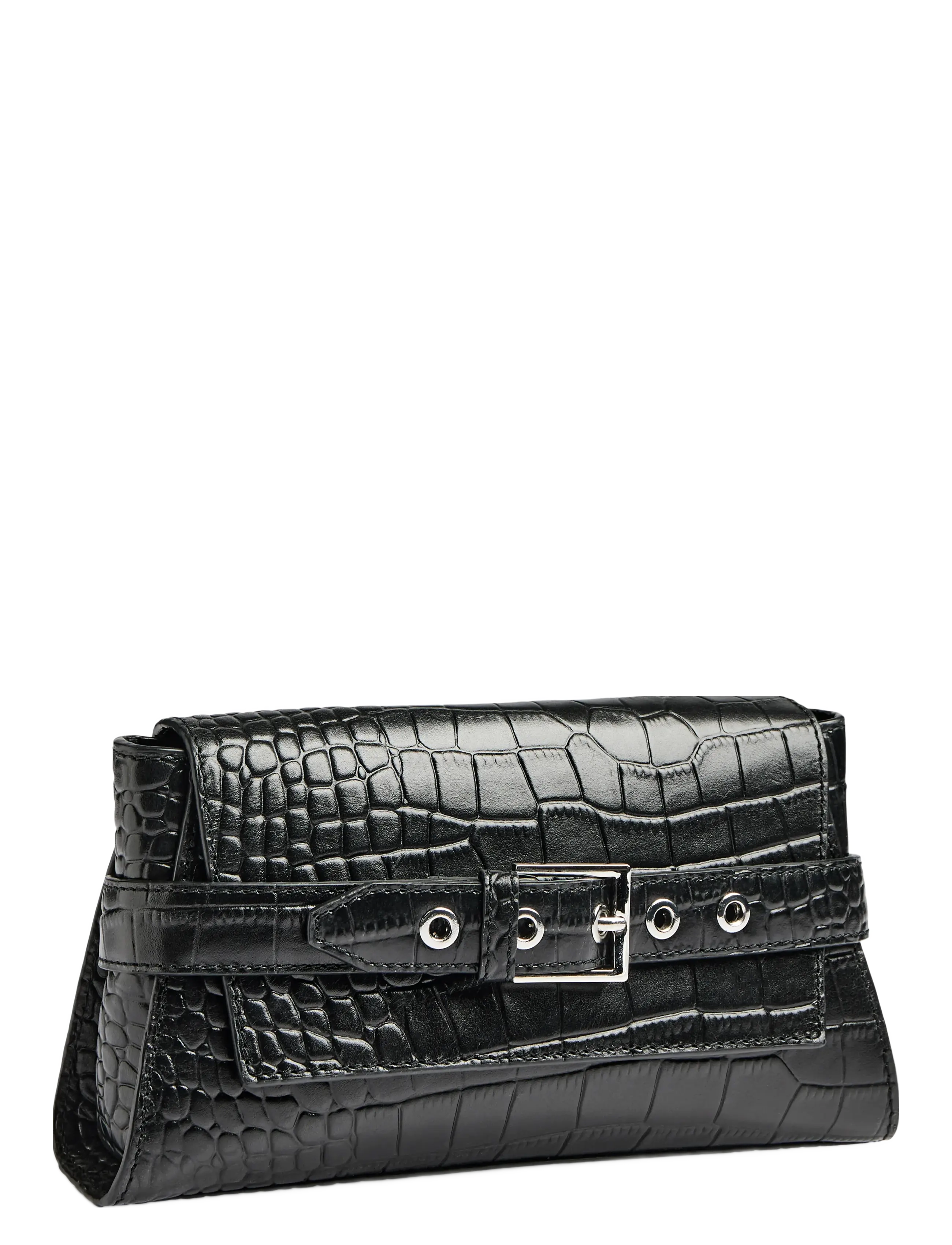 Markberg - YvetteMBG Clutch, Croco - black - 2