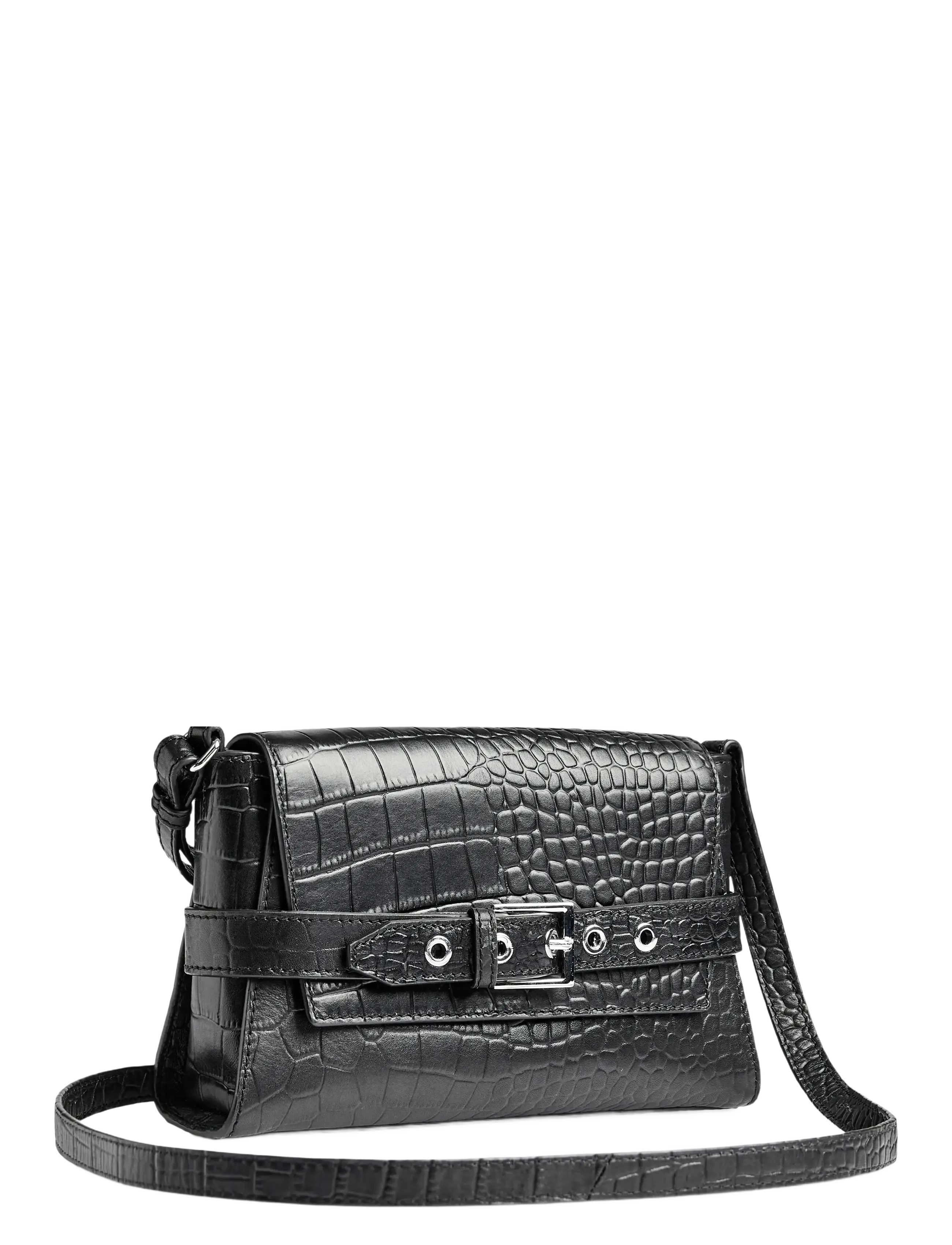 Markberg - EmeraldMBG Crossb. Bag, Croco - black - 2