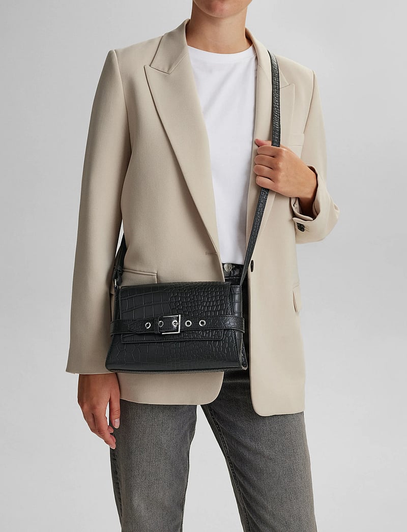 Markberg - EmeraldMBG Crossb. Bag, Croco - fashion trends - black - 0