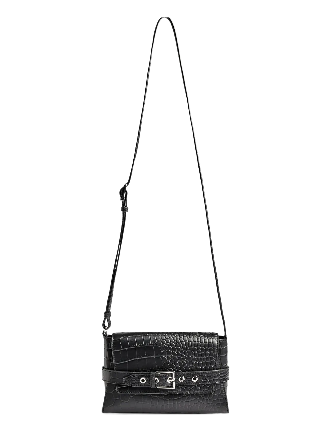 Markberg - EmeraldMBG Crossb. Bag, Croco - black - 5