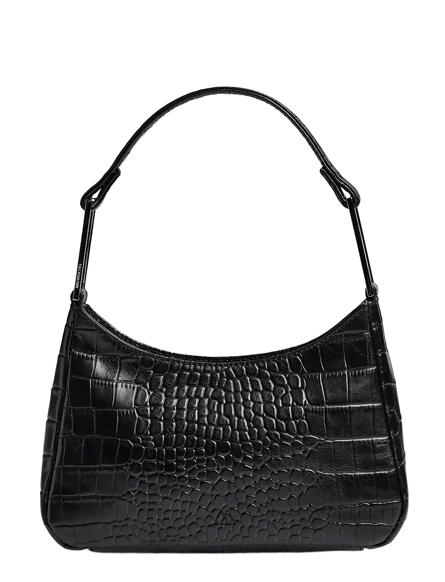 Markberg - AriallaMBG Handbag, Croco - black - 0