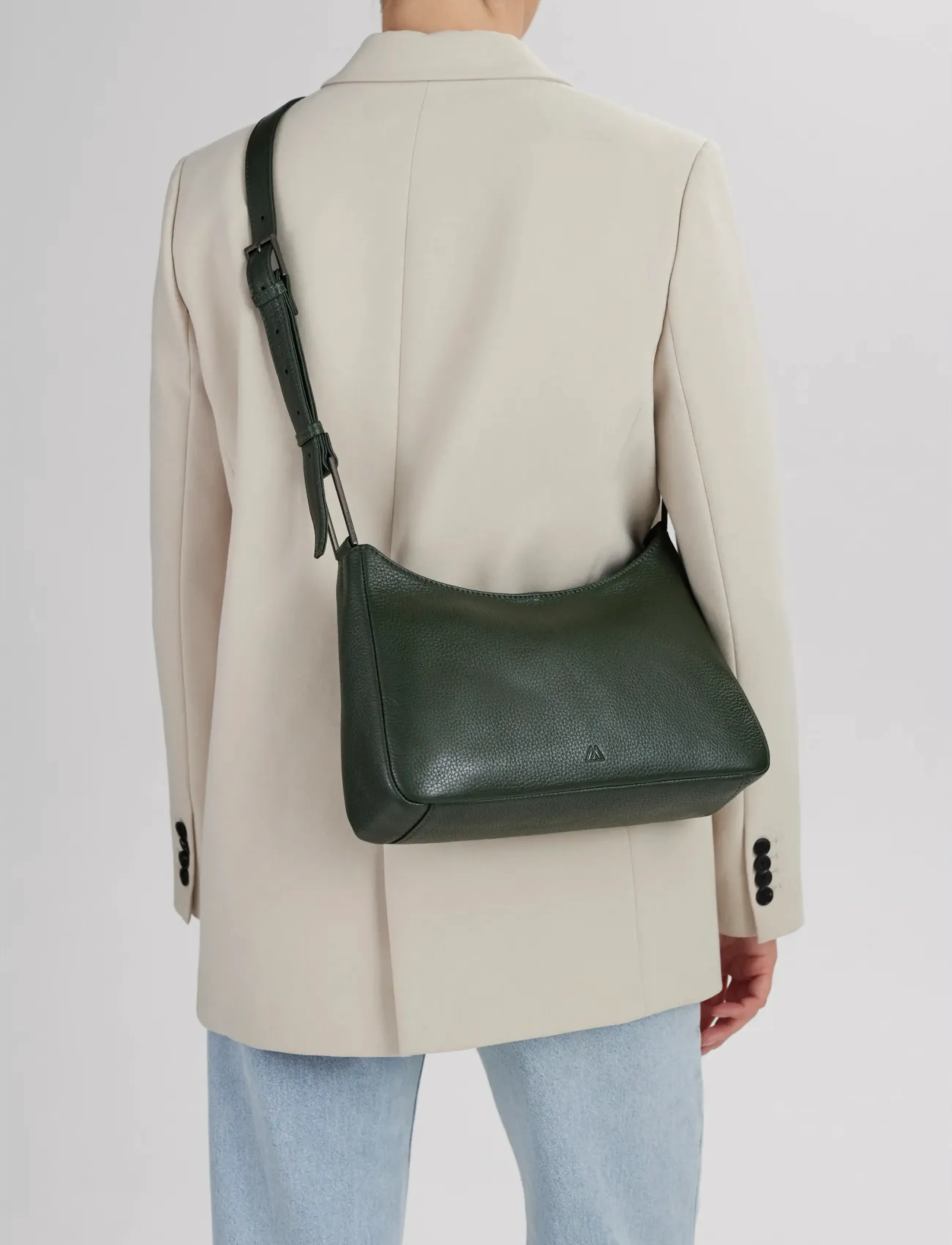 Markberg - NuriaMBG Crossbody Bag, Grain - modetrends - bottle green - 5