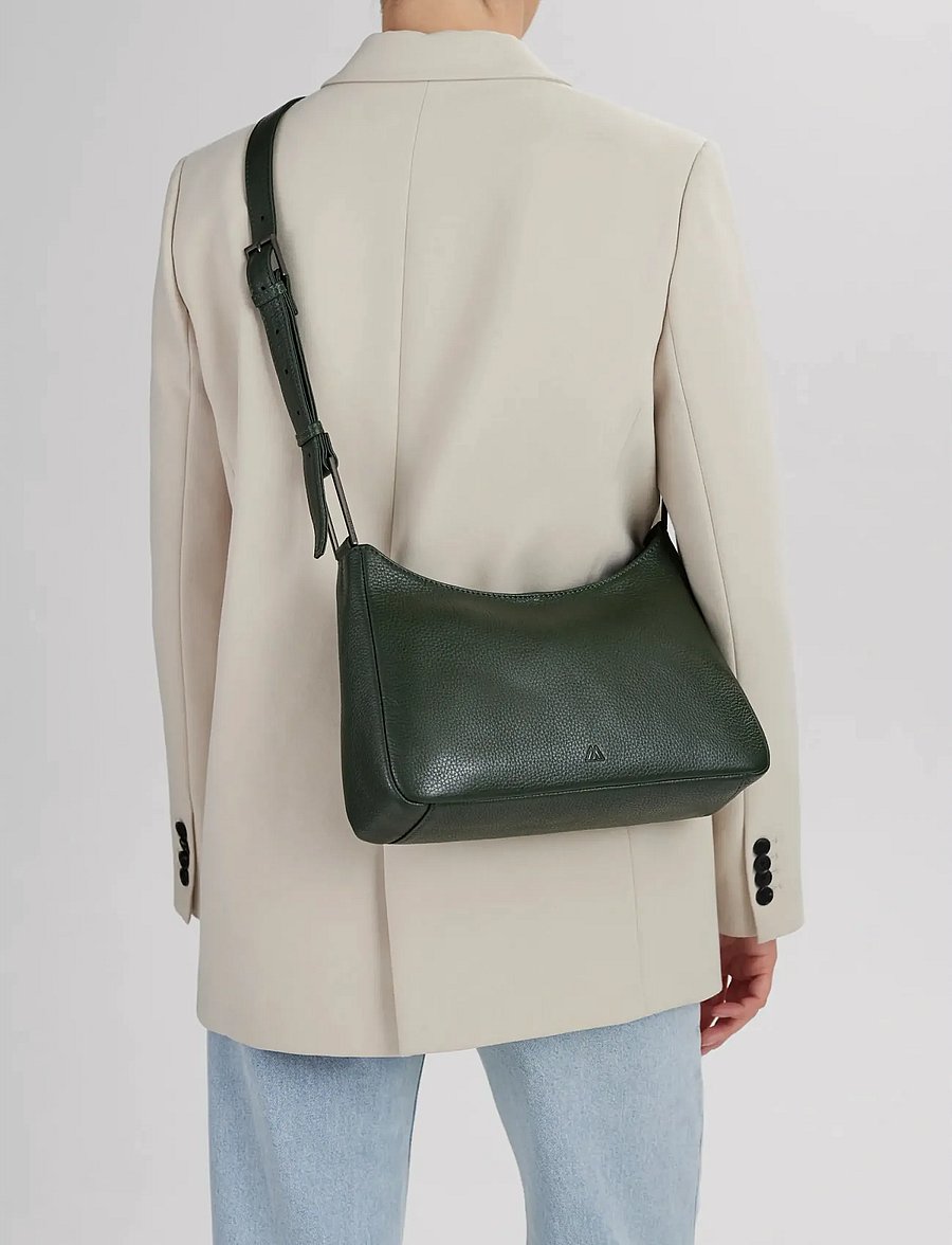 Markberg - NuriaMBG Crossbody Bag, Grain - mode trends - bottle green - 5