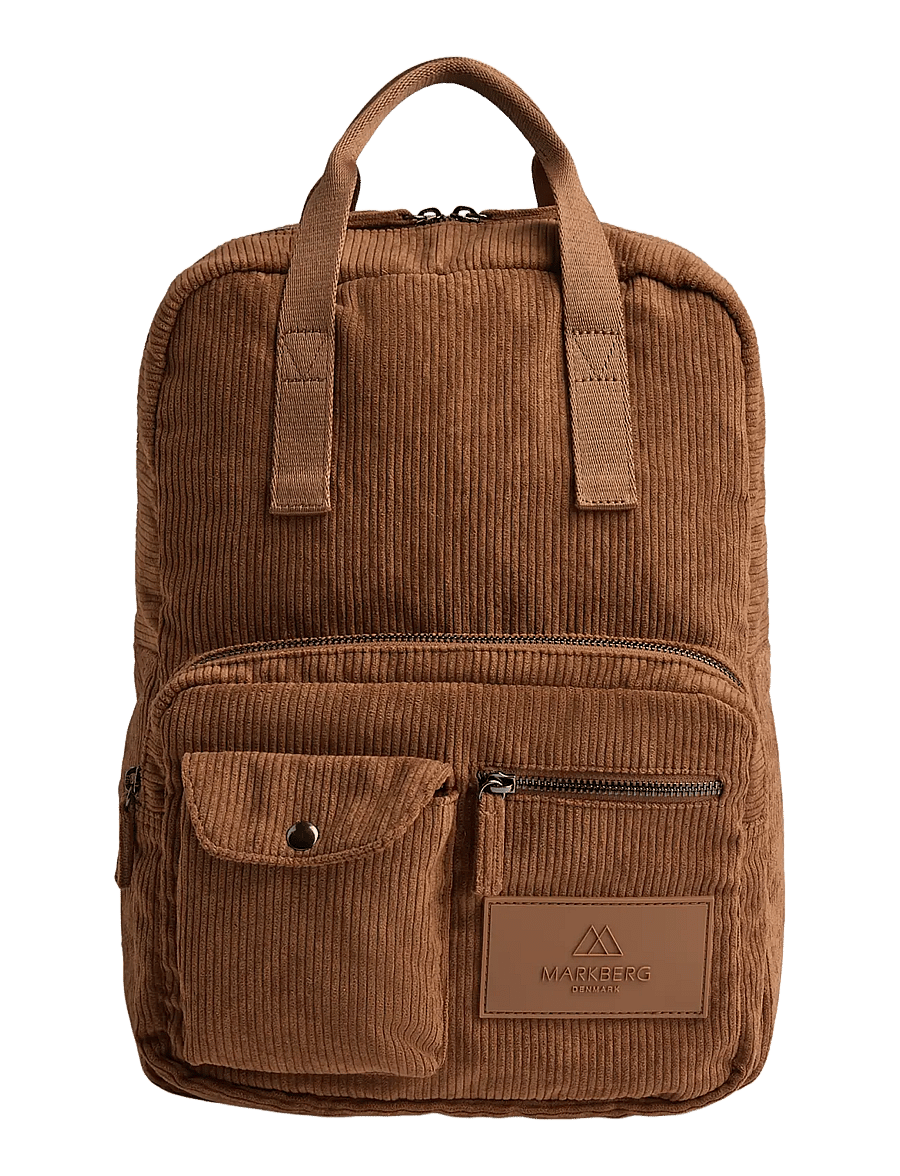 Markberg - DarlaMBG Backpack, Corduroy - modetrender - cognac - 1