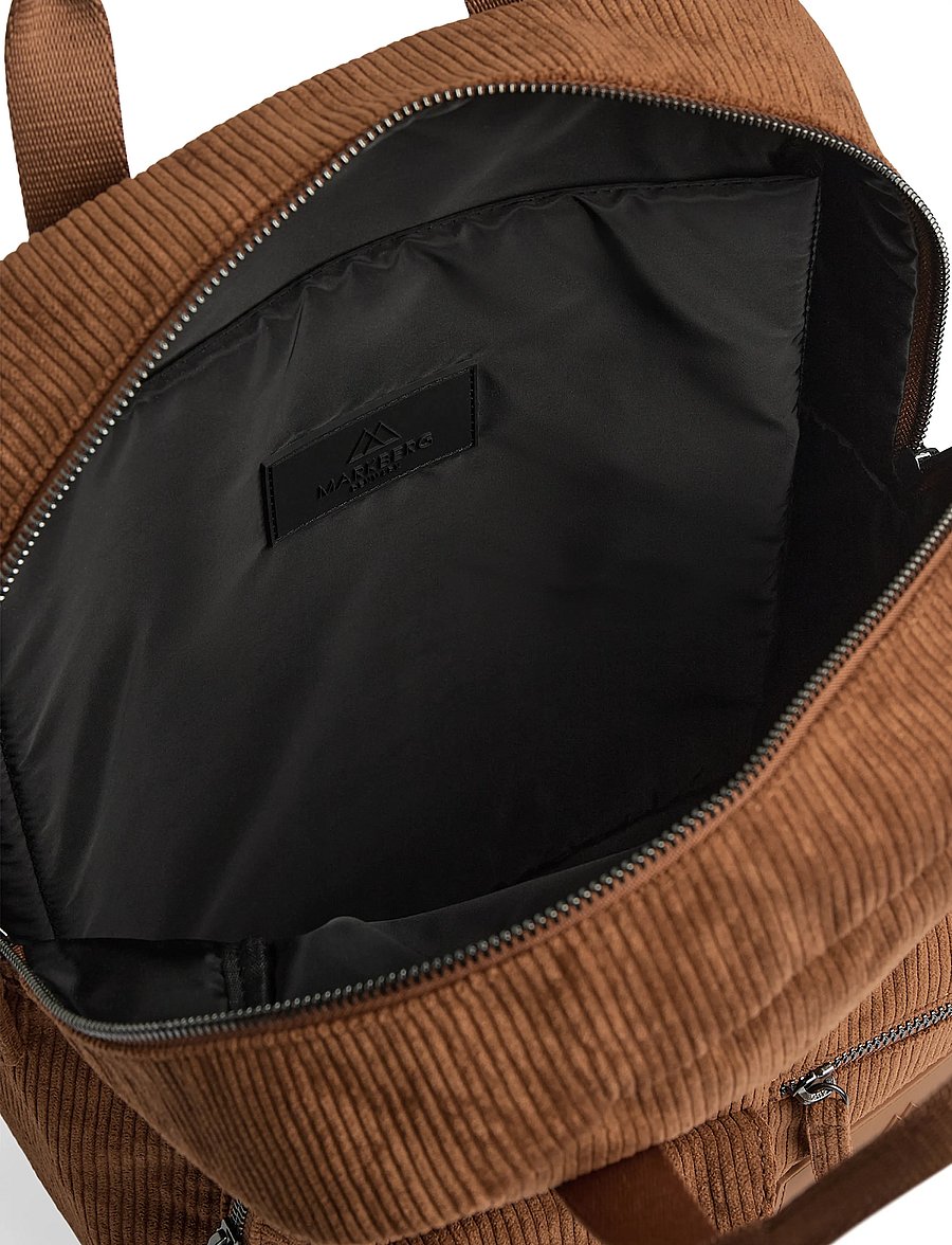 Markberg - DarlaMBG Backpack, Corduroy - modetrender - cognac - 5
