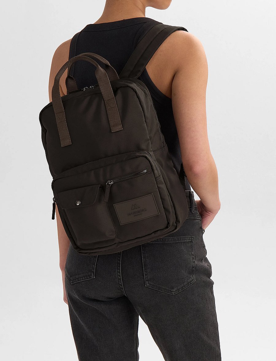 Markberg - DarlaMBG Backpack, Monochrome - modetrender - espresso brown - 0
