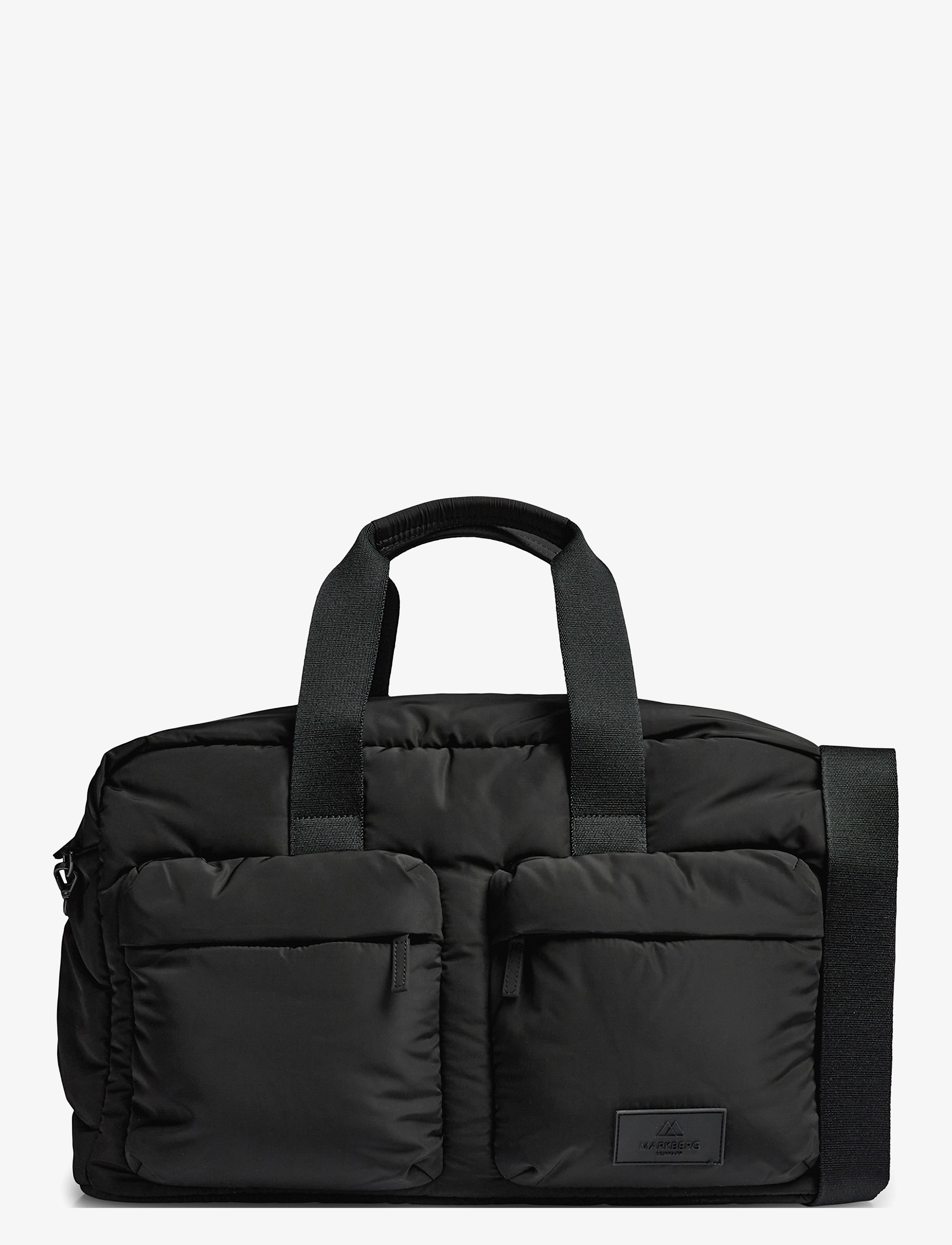 Markberg Morembg Weekend Bag, Recycled, One Size, Black, Tasker > Weekend- Og Gymnastiktasker, Dame