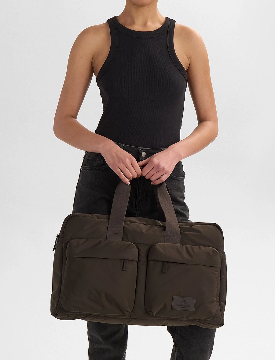 Markberg - MoreMBG Weekend Bag, Recycled - fashion trends - espresso brown - 0