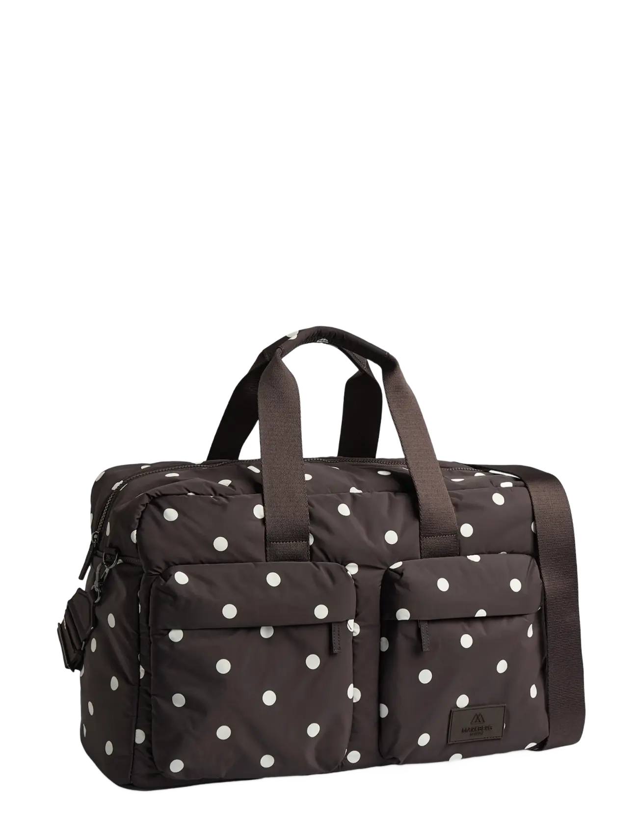Markberg - MoreMBG Weekend Bag, Recycled - mode trends - polka dot, brown - 2