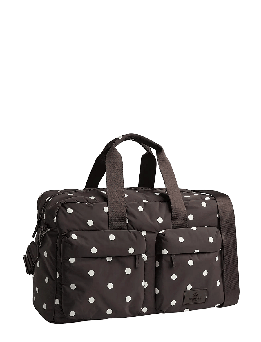 Markberg - MoreMBG Weekend Bag, Recycled - mode trends - polka dot, brown - 2