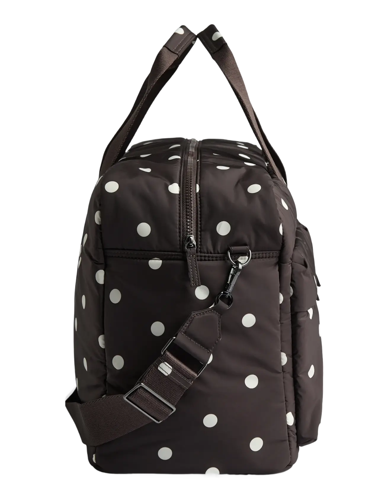 Markberg - MoreMBG Weekend Bag, Recycled - mode trends - polka dot, brown - 3