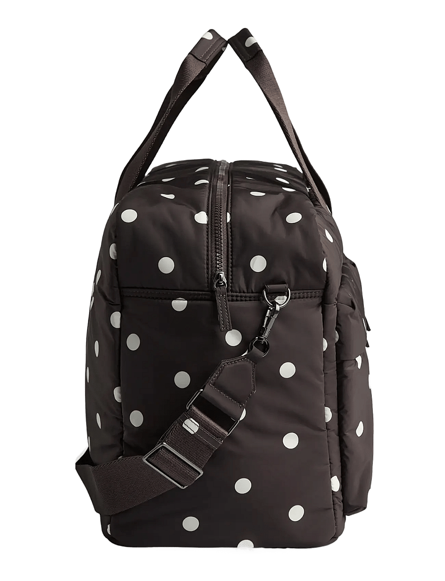 Markberg - MoreMBG Weekend Bag, Recycled - mode trends - polka dot, brown - 3
