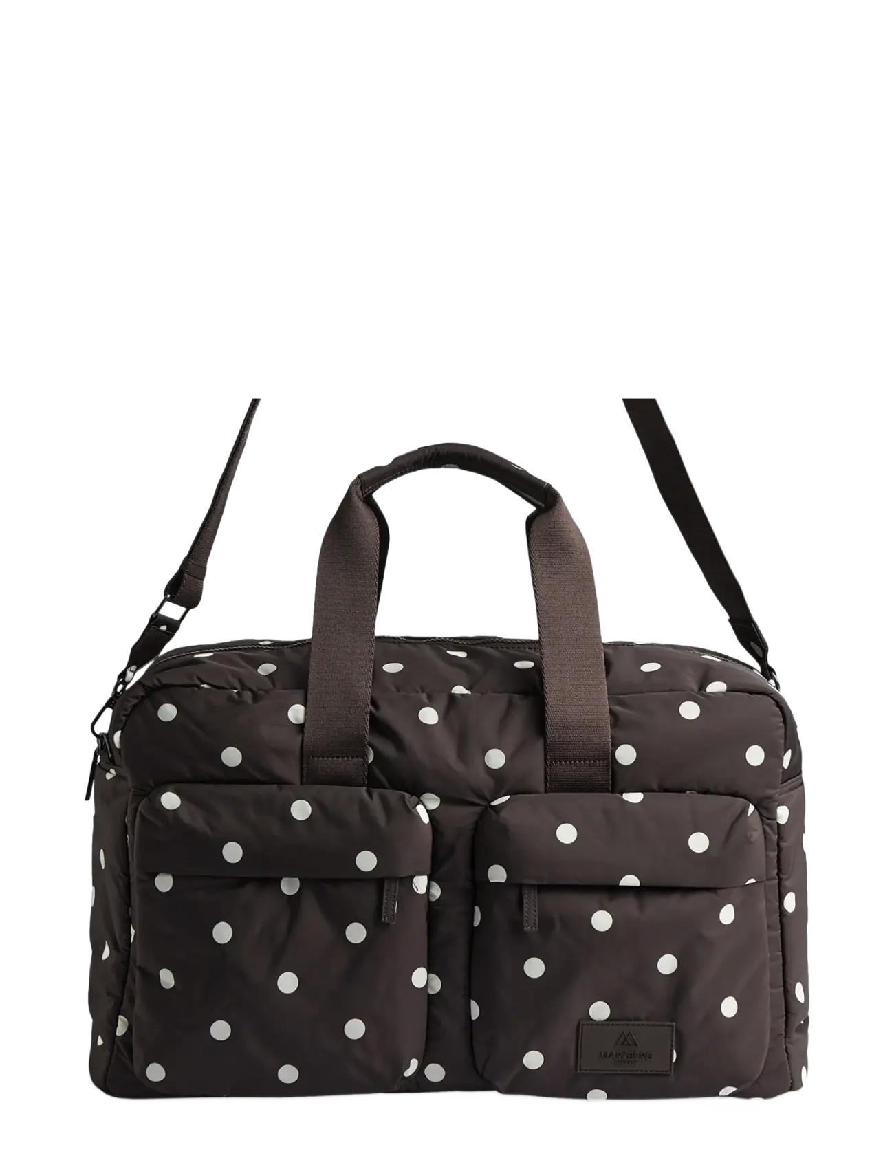 Markberg - MoreMBG Weekend Bag, Recycled - mode trends - polka dot, brown - 5