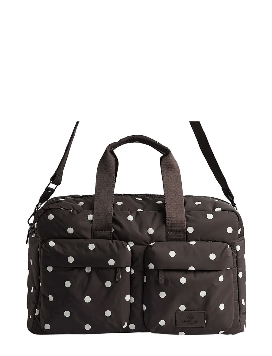 Markberg - MoreMBG Weekend Bag, Recycled - mode trends - polka dot, brown - 5