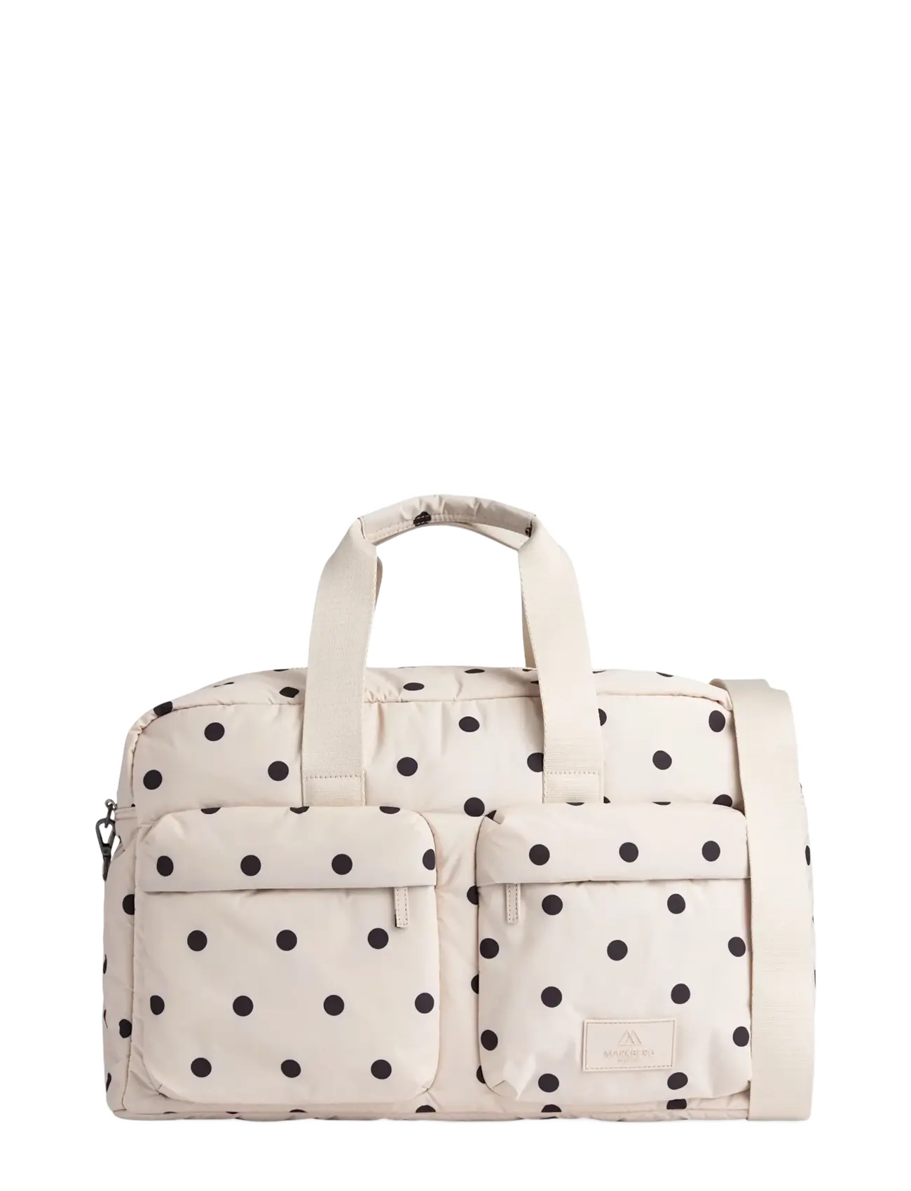 Markberg MoreMBG Weekend Bag, Recycled - Taschen - POLKA DOT, CREME / beige