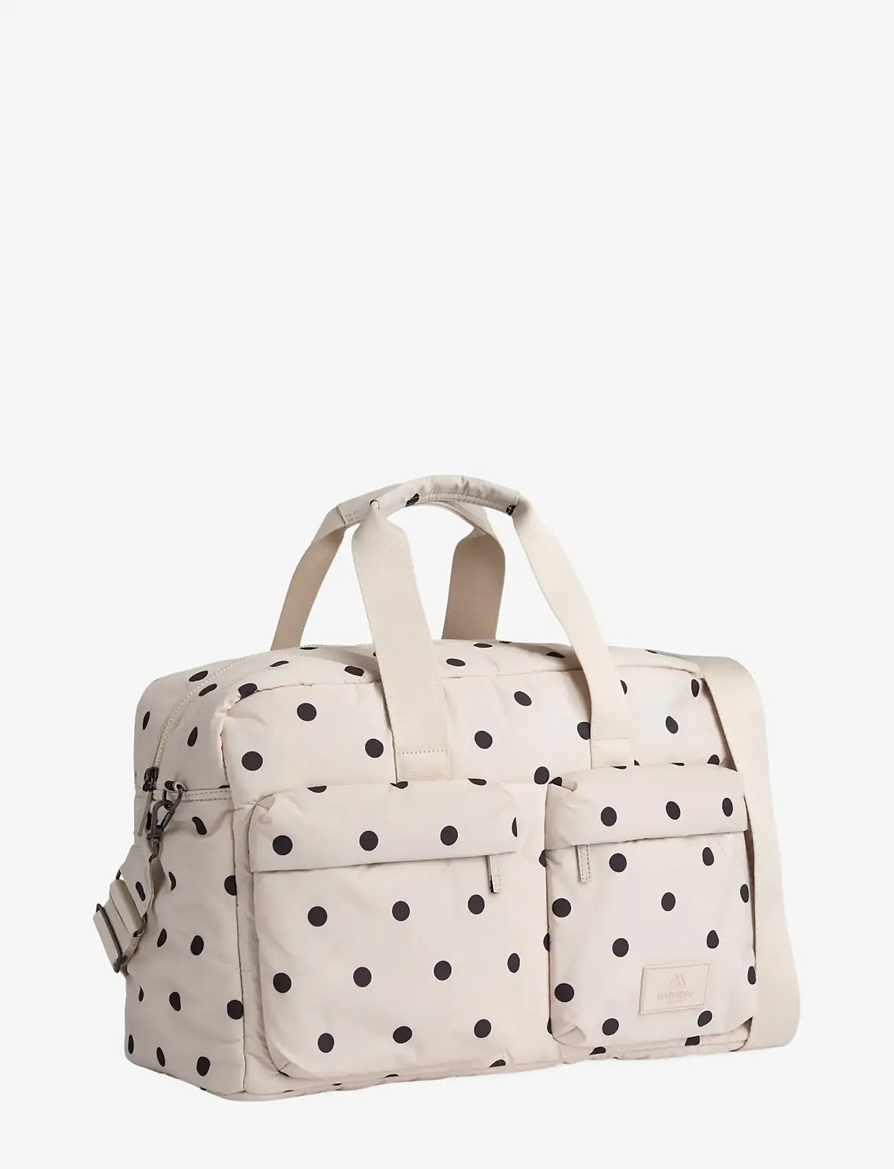 Markberg - MoreMBG Weekend Bag, Recycled - mados tendencijos - polka dot, creme - 1