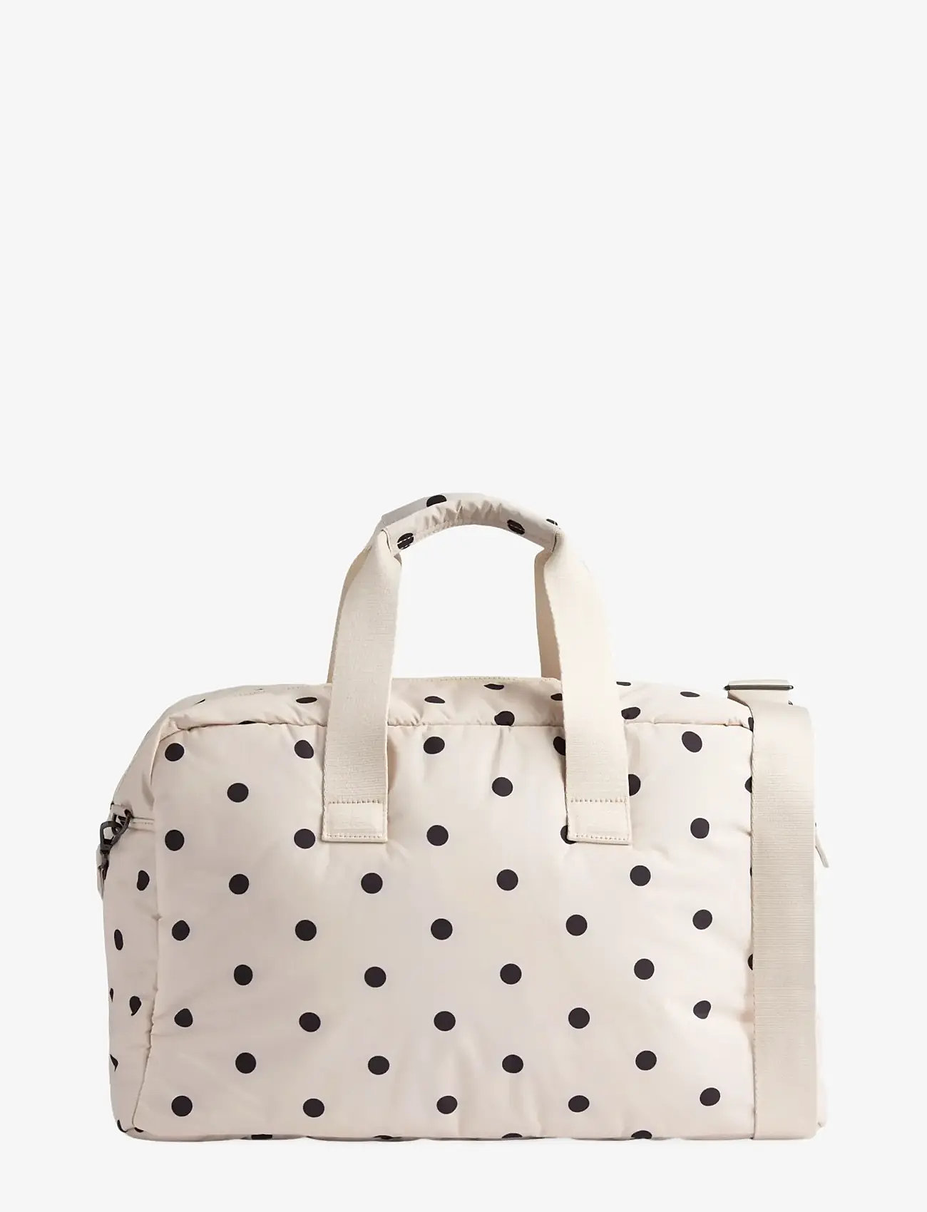 Markberg - MoreMBG Weekend Bag, Recycled - mados tendencijos - polka dot, creme - 3