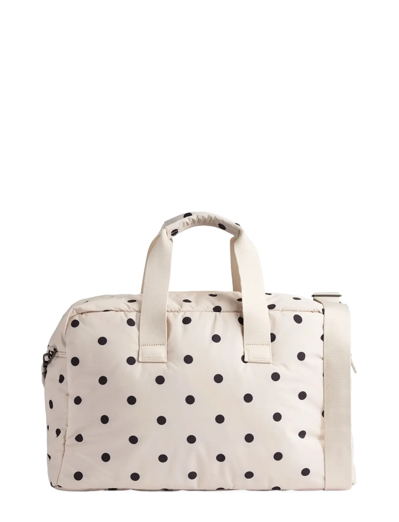 Markberg - MoreMBG Weekend Bag, Recycled - modetrender - polka dot, creme - 3