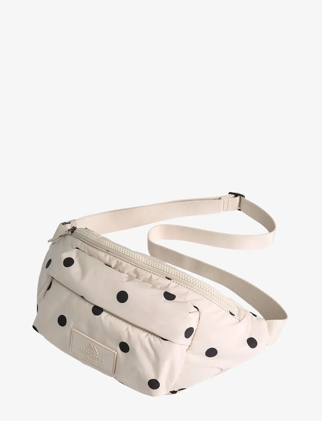 Markberg - FameMBG Bum Bag, Recycled - modetrender - polka dot, creme - 0
