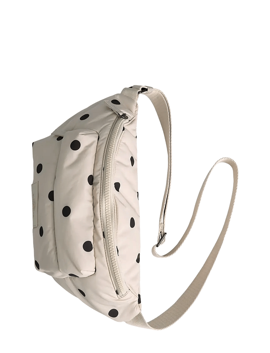Markberg - FameMBG Bum Bag, Recycled - fashion trends - polka dot, creme - 1