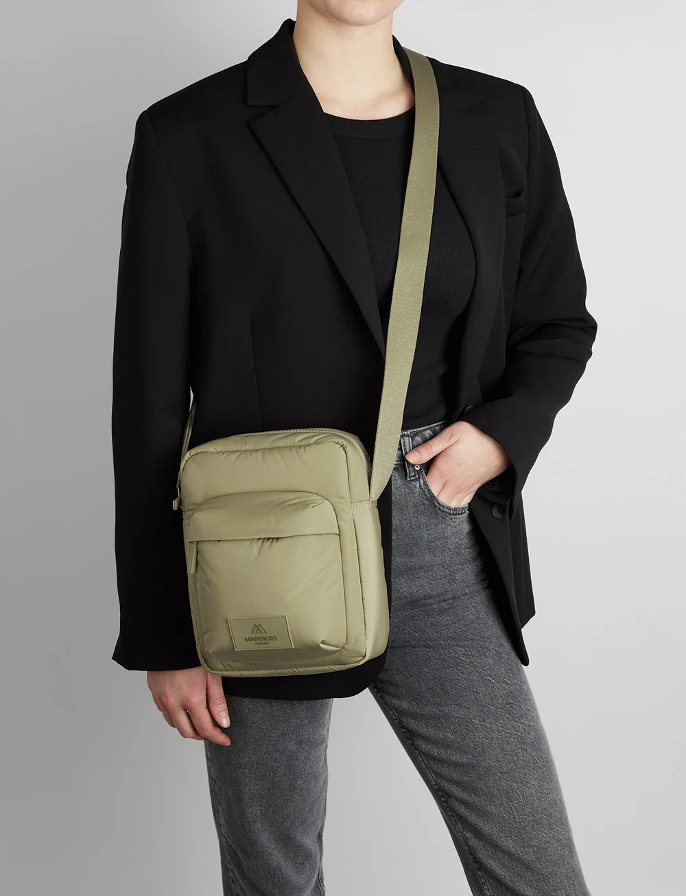 Markberg - RushMBG Crossb. Bag, Recycled - modetrender - khaki - 0