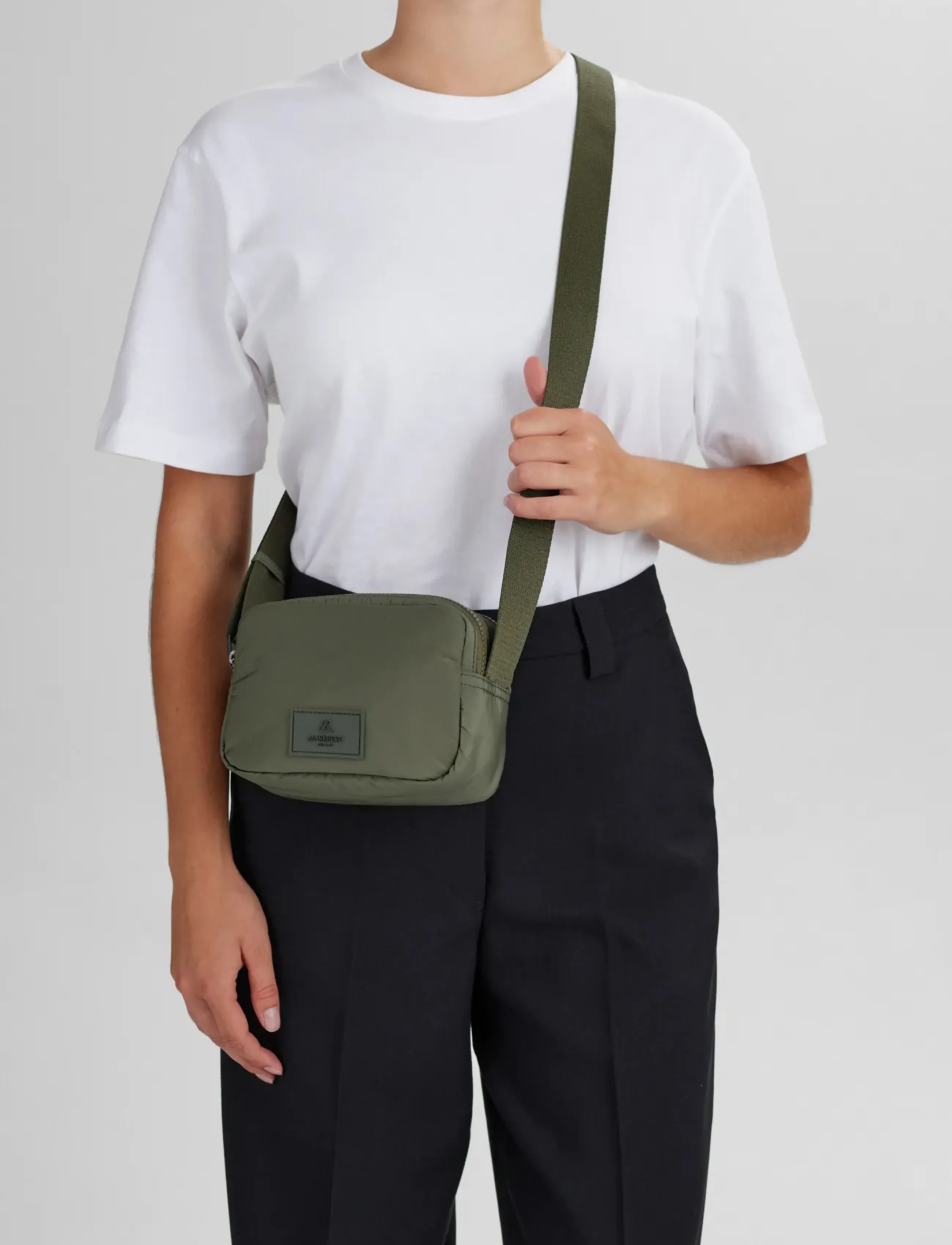 Markberg Lessmbg Crossbody Bag, Recycle, One Size, Bags, Khakigrün - Frauen