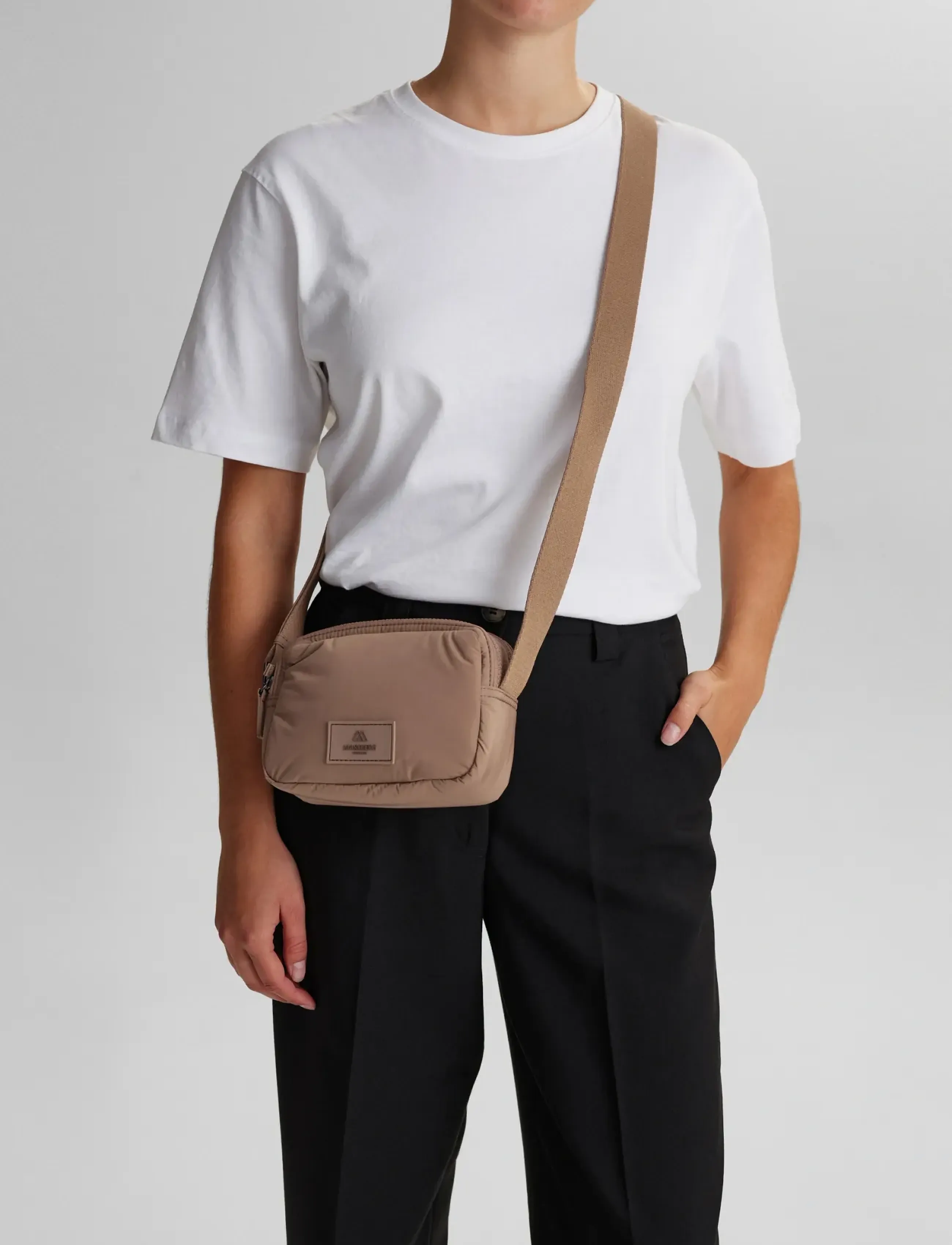 Markberg Lessmbg Crossbody Bag, Recycle, One Size, Brown, Tasker > Crossbody-Tasker, Dame
