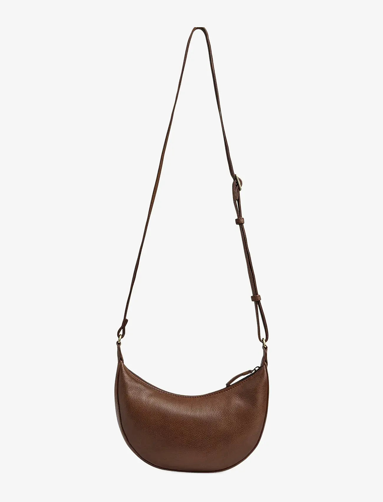 Markberg - FayeMBG Cross. Bag, Soft Vint. - aksessuaarid - cognac w/br. gold - 3