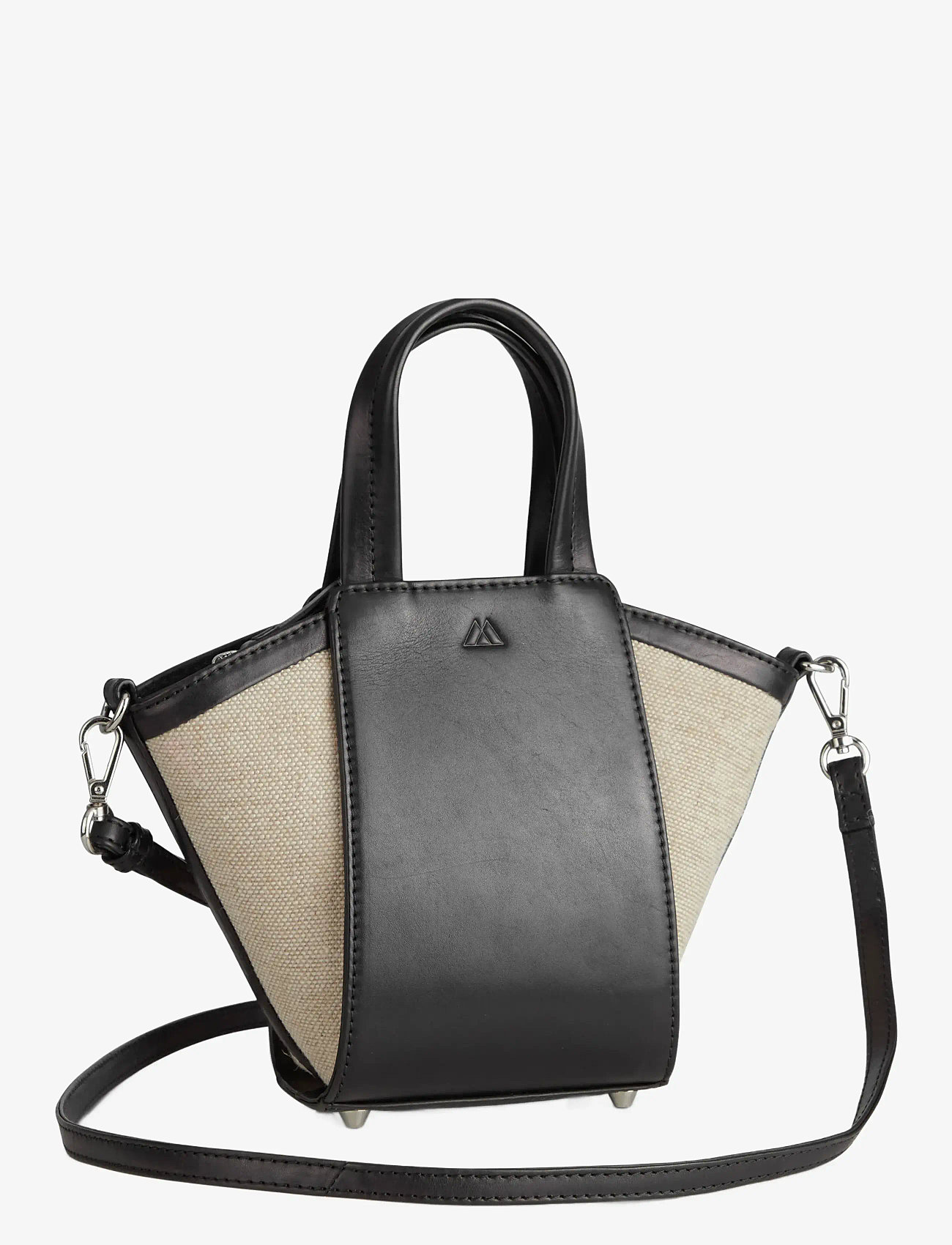 Markberg - HaylenMBG Mini Bag, Canvas Mix - black+offwhite - 0