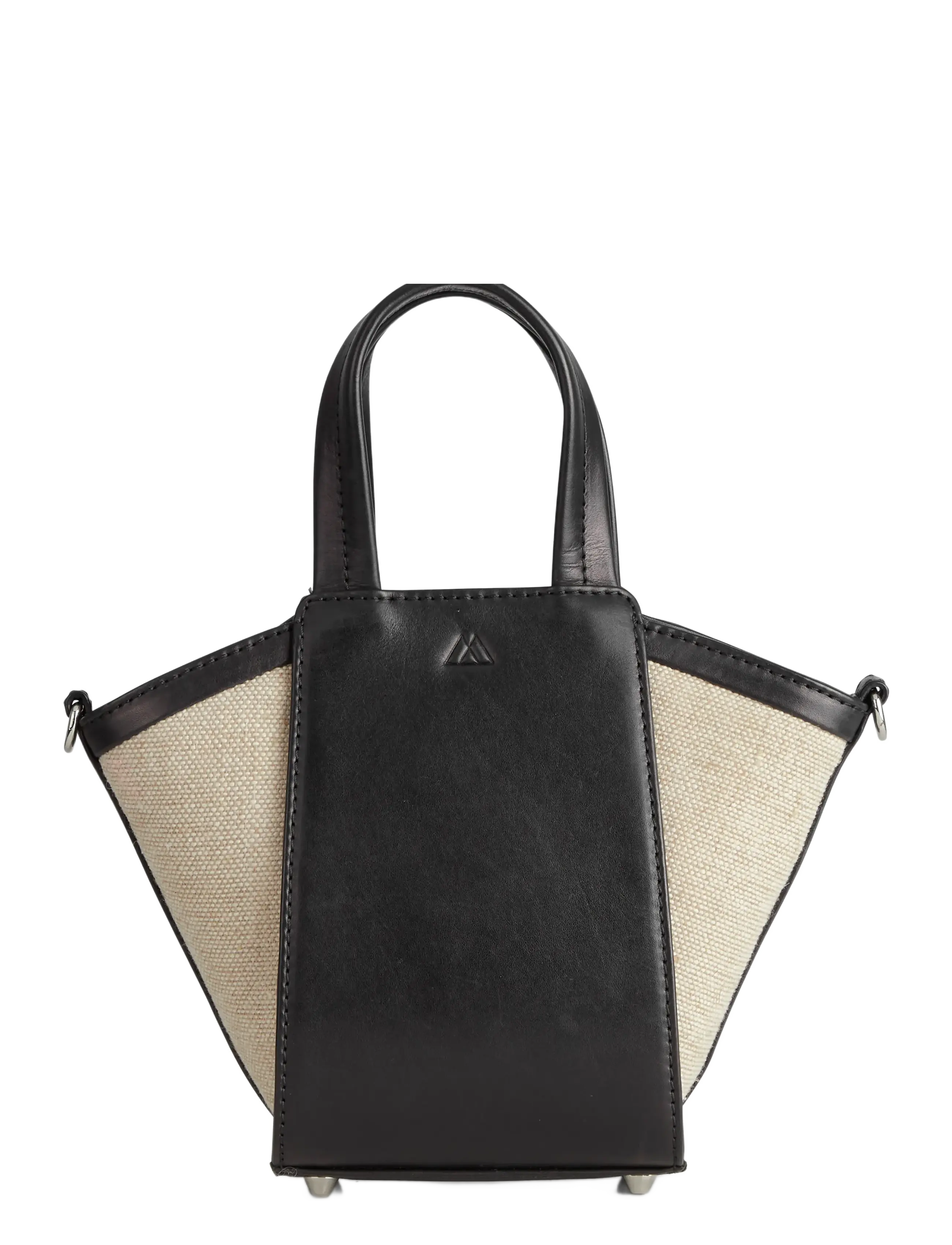 Markberg - HaylenMBG Mini Bag, Canvas Mix - black+offwhite - 4