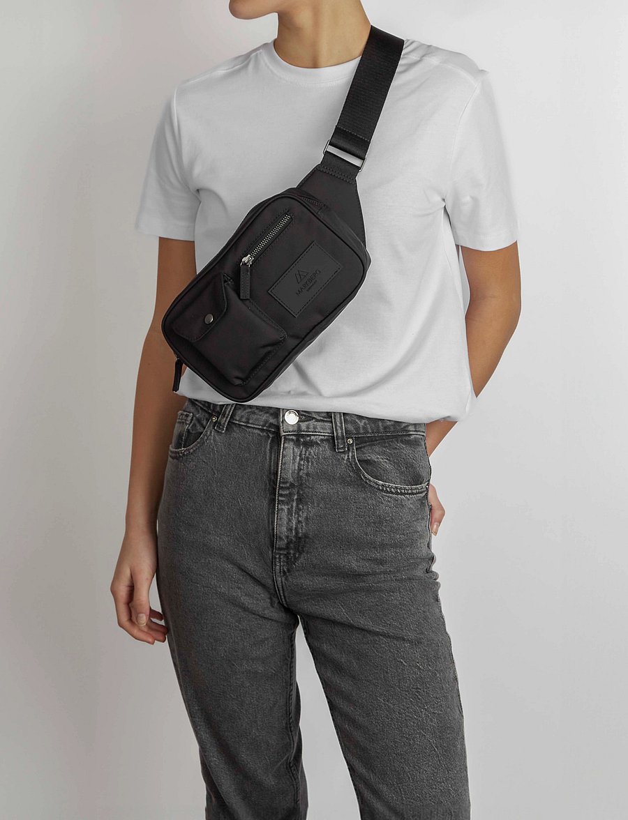 Markberg - DarlaMBG Bum Bag, Monochrome - mode trends - black - 0
