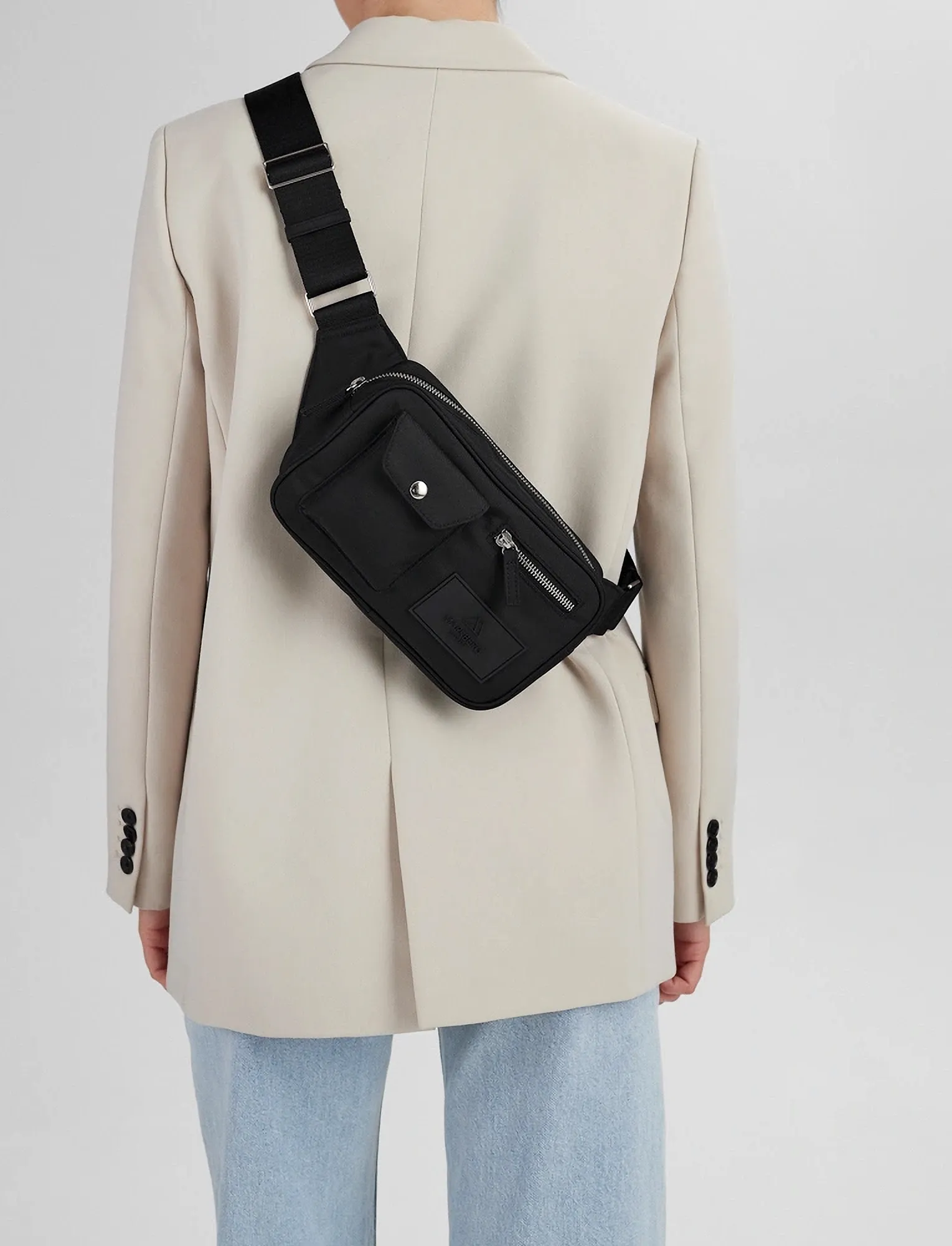 Markberg Darlambg Bum Bag, Monochrome, One Size, Black, Tasker > Bum Bags, Dame