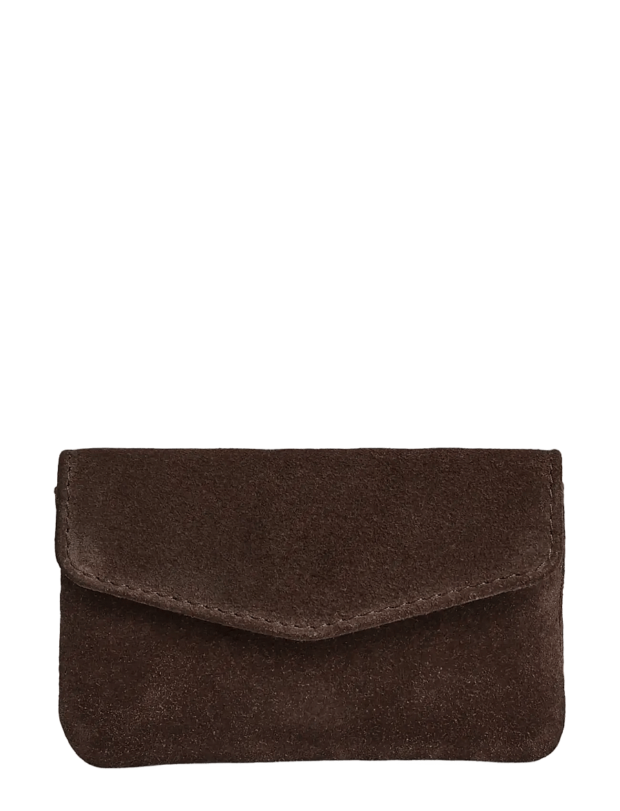 Markberg - FaithMBG Coin Purse, Suede - portemonnaies - dark brown - 1