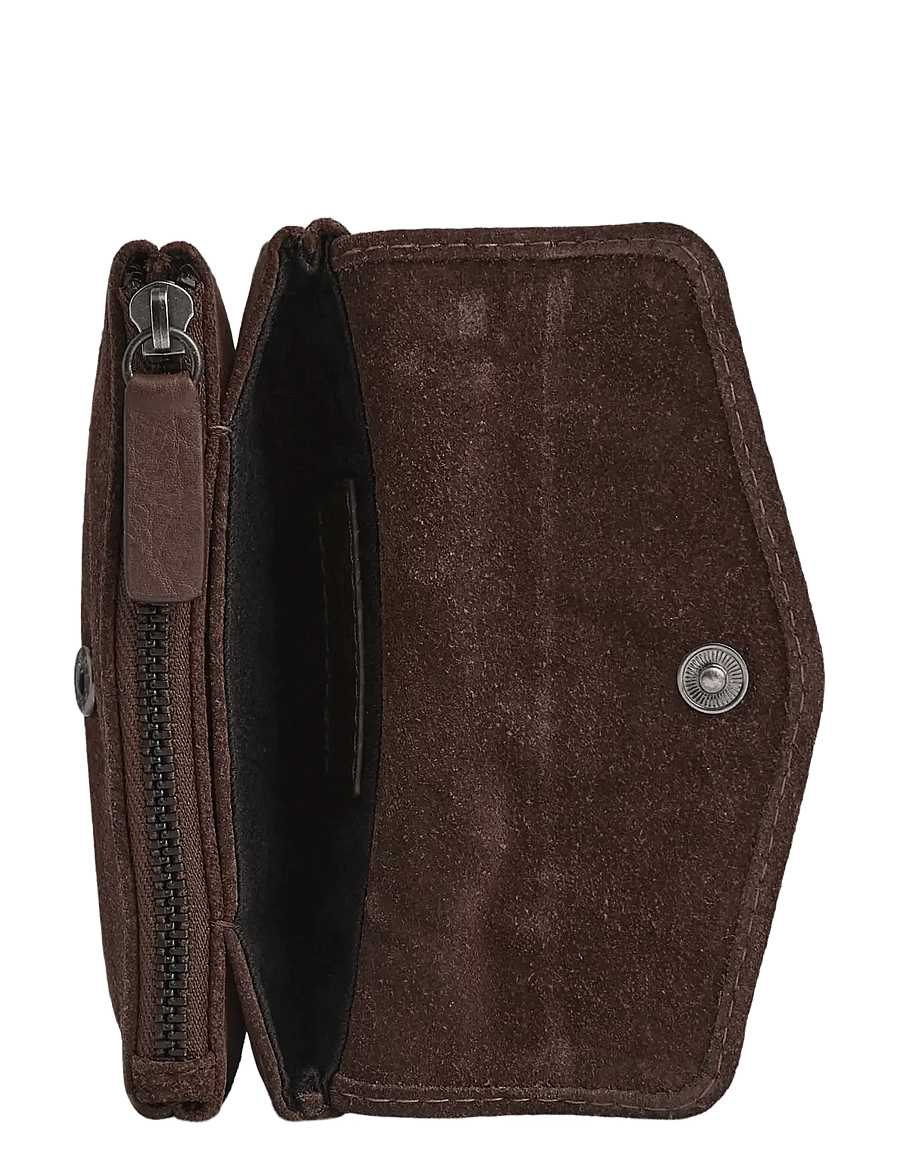 Markberg - FaithMBG Coin Purse, Suede - portemonnaies - dark brown - 5