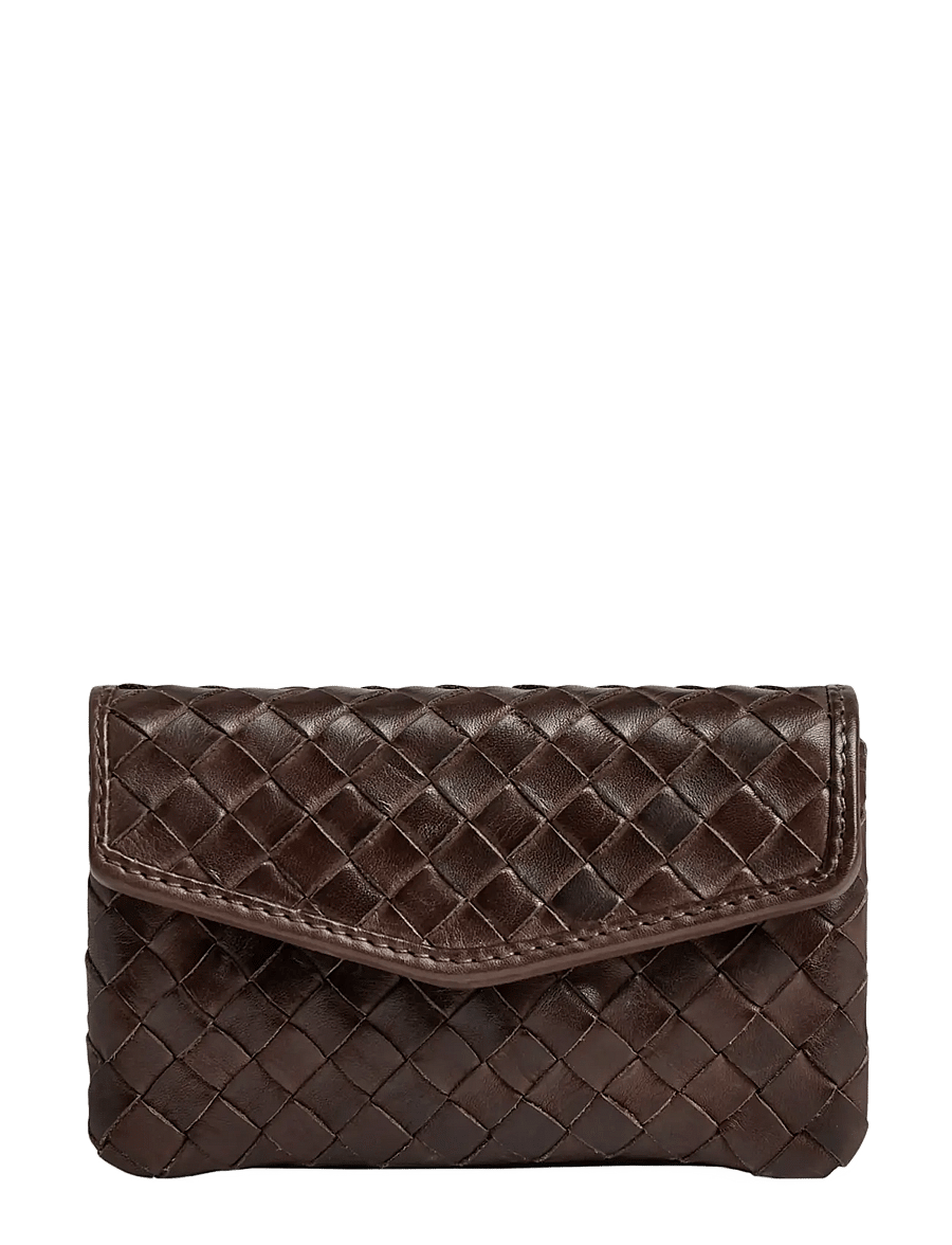 Markberg - FaithMBG Coin Purse, Weave - portemonnaies - dark brown - 0