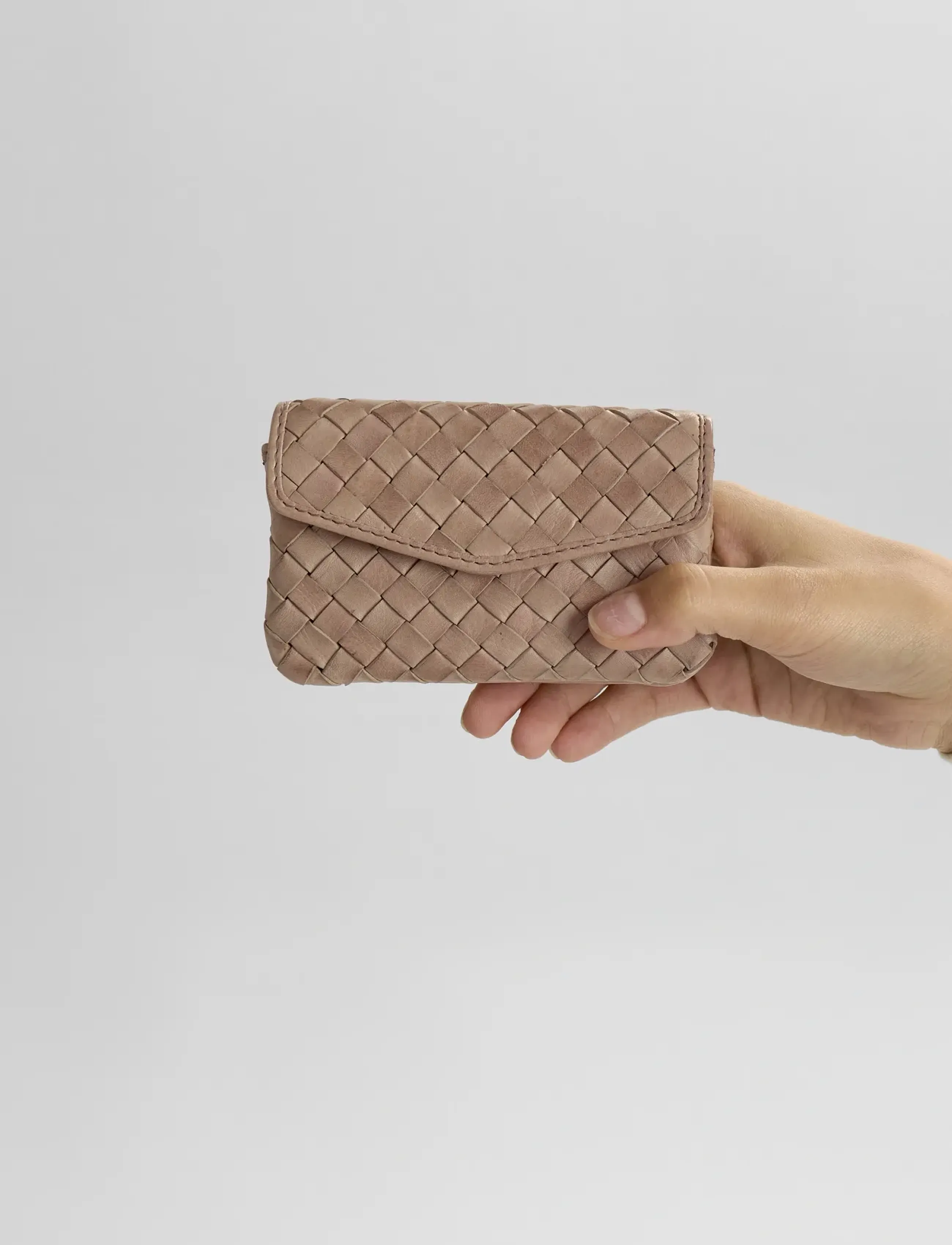 Markberg Faithmbg Coin Purse, Weave, One Size, Card Holders & Wallets, Beige - Frauen