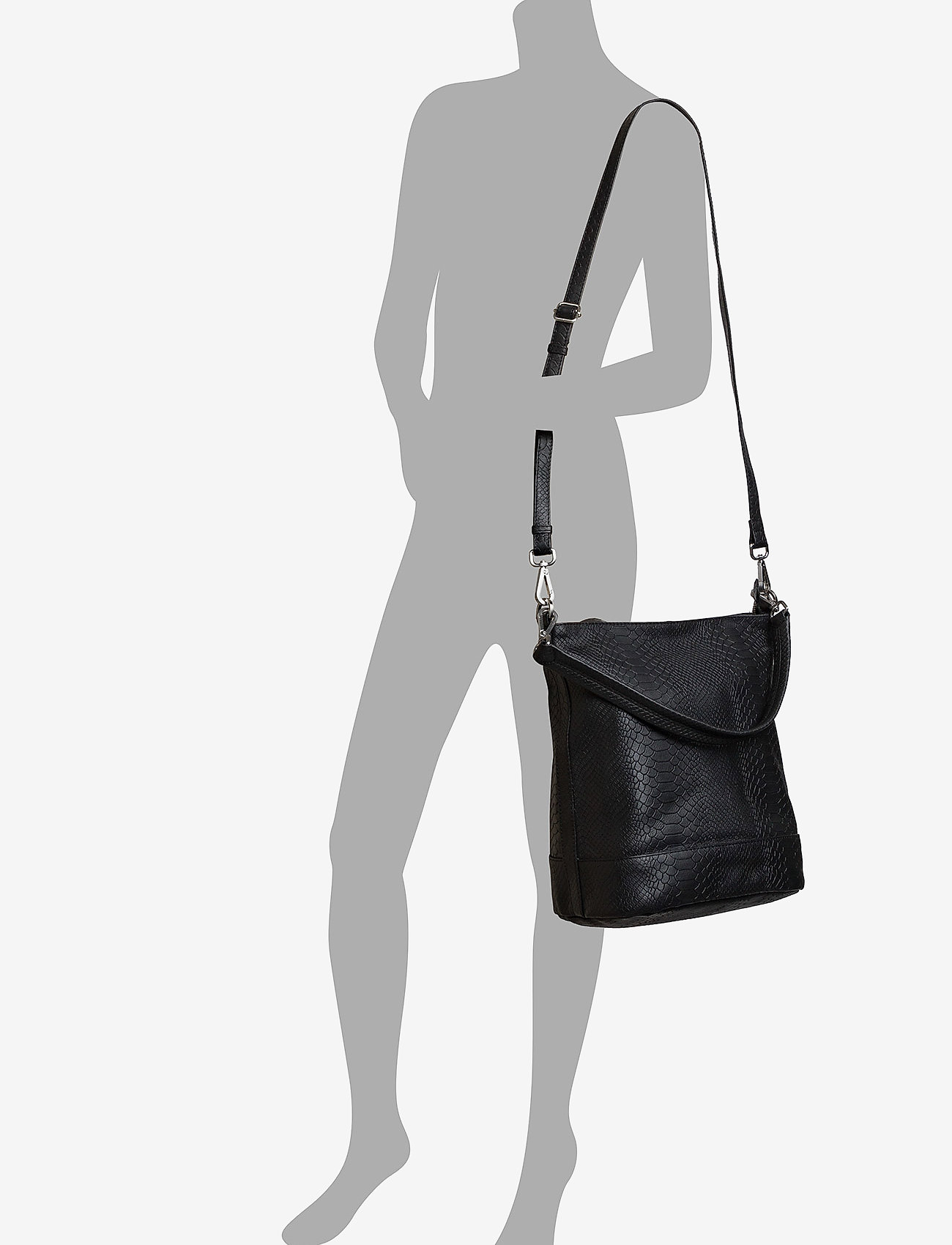 Markberg - Ulrika Bag, Snake - black - 5