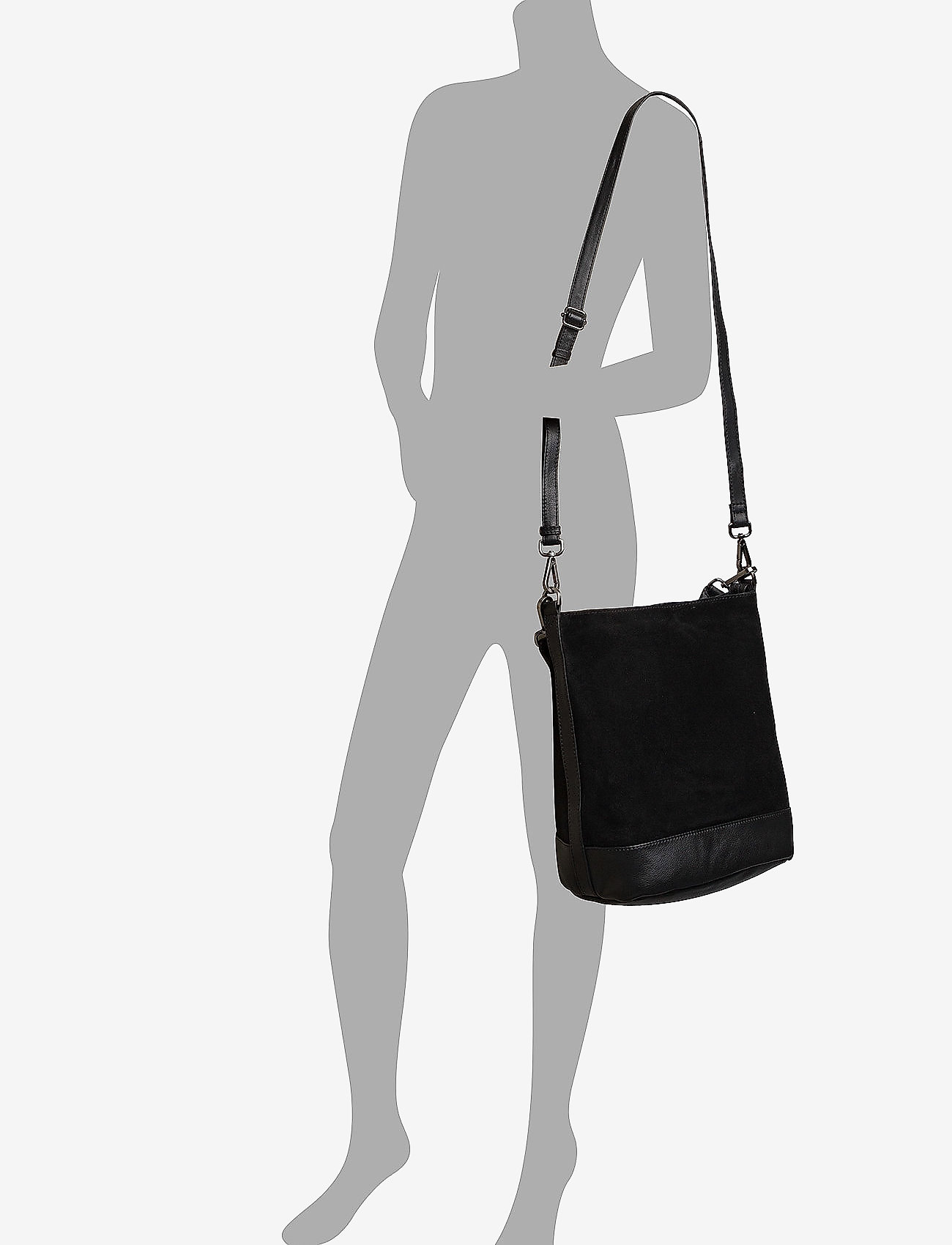 Markberg - Ulrika Bag, Suede - black - 5