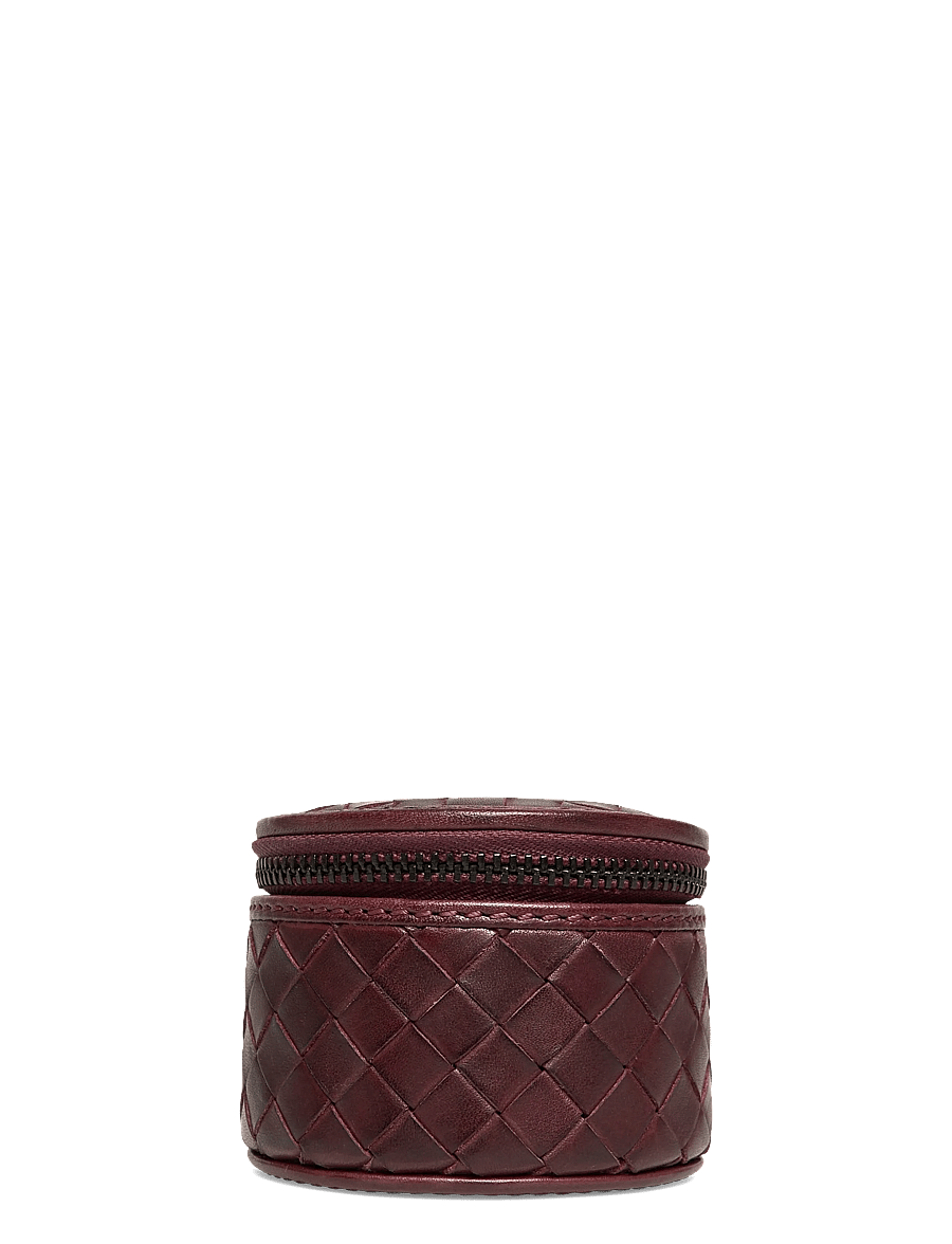 Markberg - LovaMBG Jewelry Box, S, Weave - pudełka na biżuterię - burgundy - 0