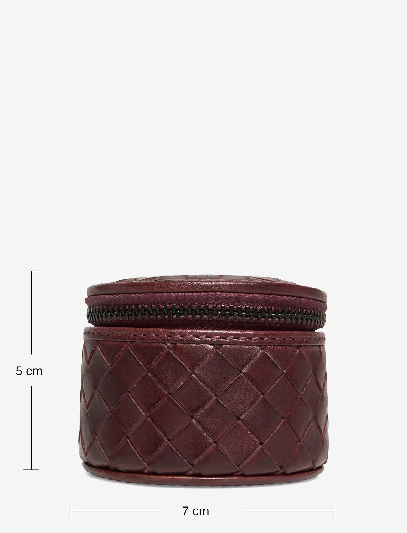 Markberg - LovaMBG Jewelry Box, S, Weave - boîtes à bijoux - burgundy - 3