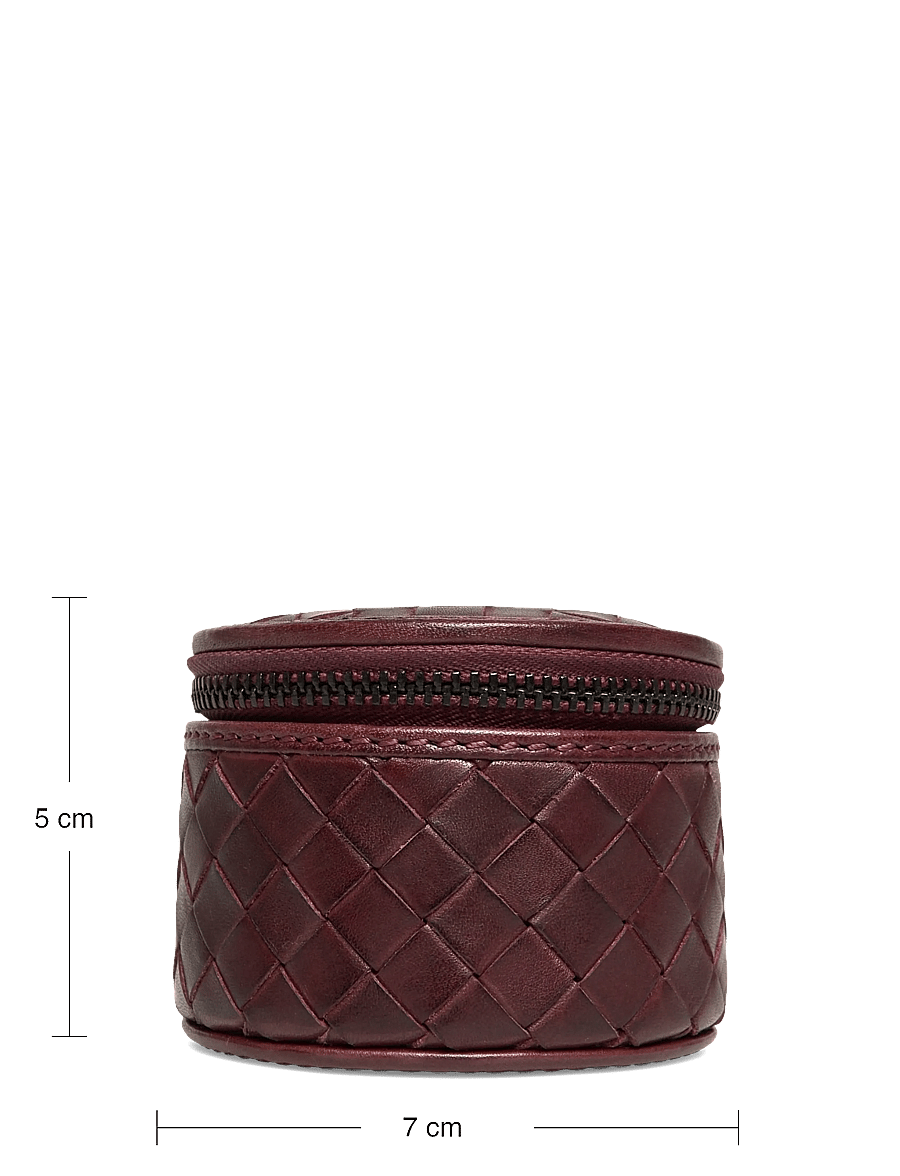 Markberg - LovaMBG Jewelry Box, S, Weave - pudełka na biżuterię - burgundy - 3